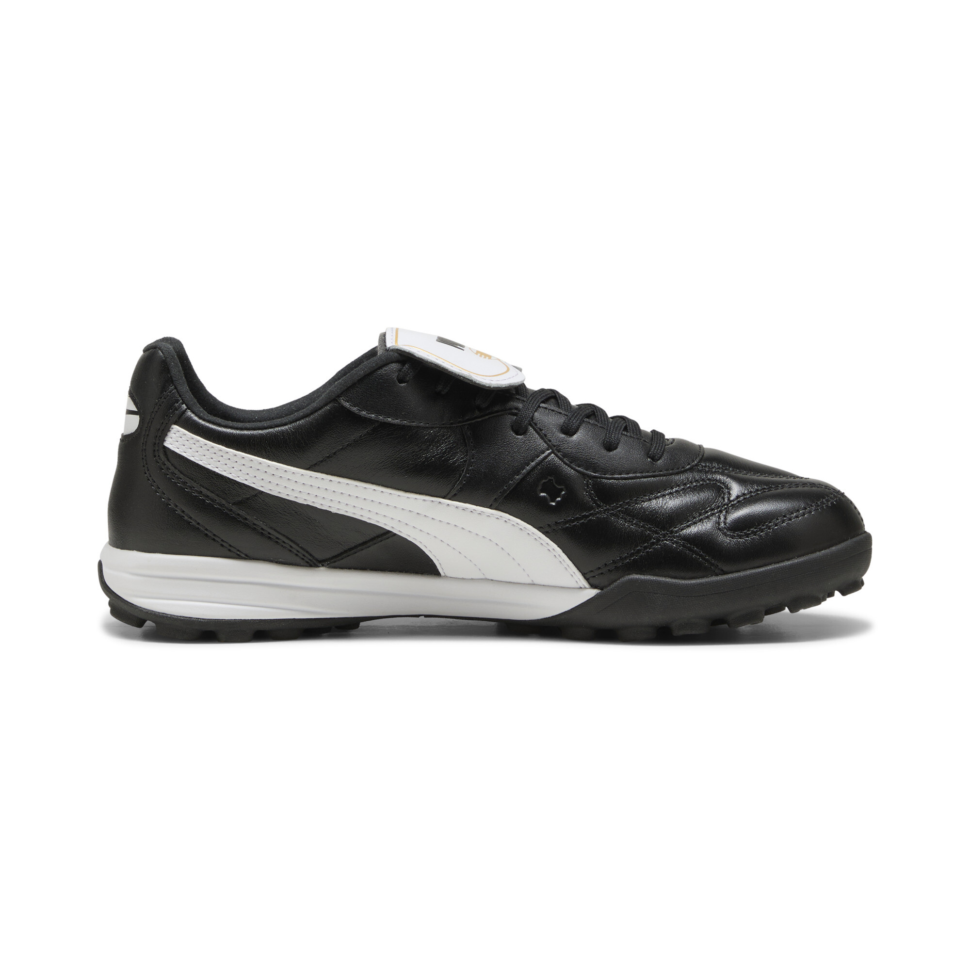 PUMA KING TOP TT voetbalschoenen uniseks, Zwart/Wit, Maat 45 thumbnail 3