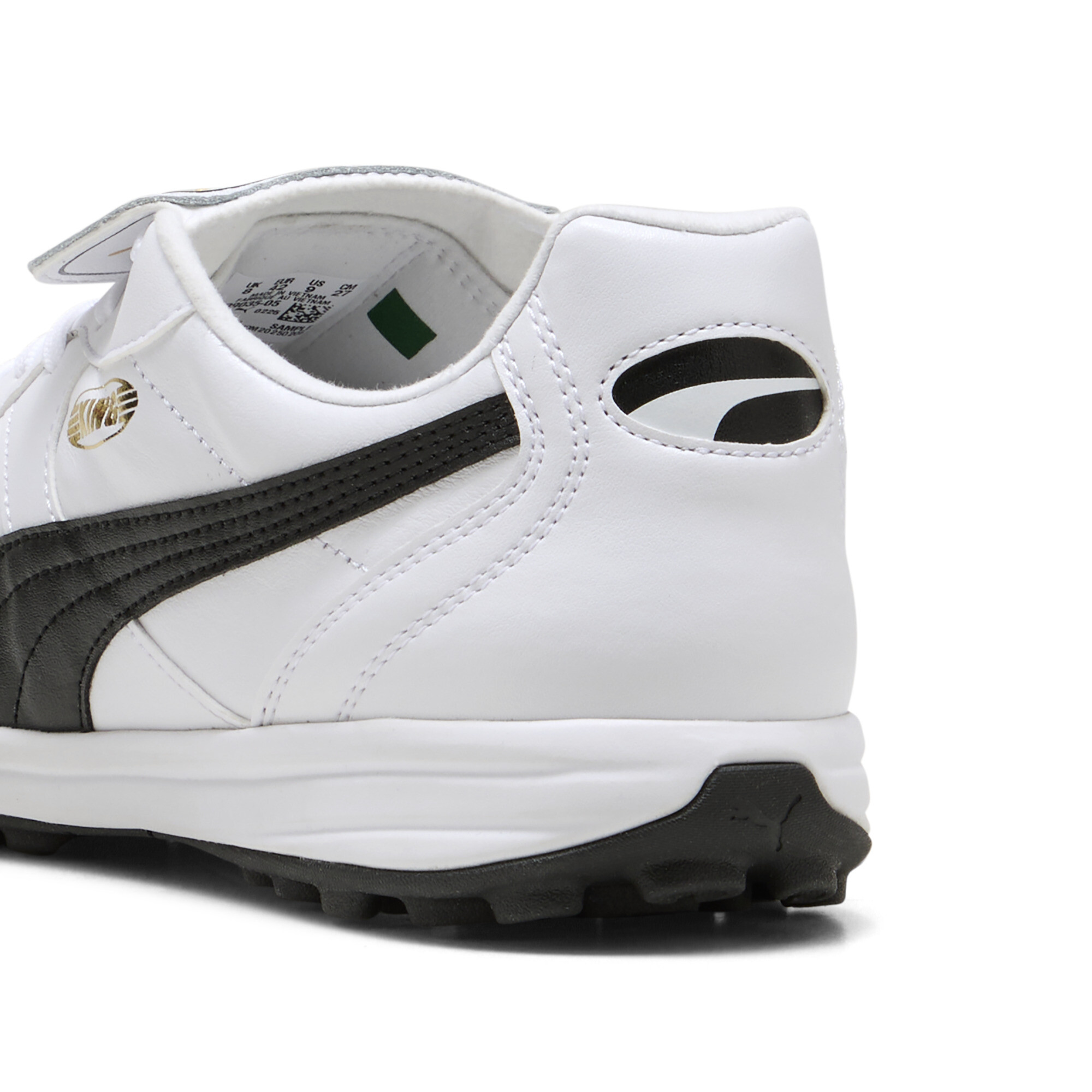 PUMA KING TOP TT voetbalschoenen uniseks, Zwart/Wit, Maat 40,5 thumbnail 5