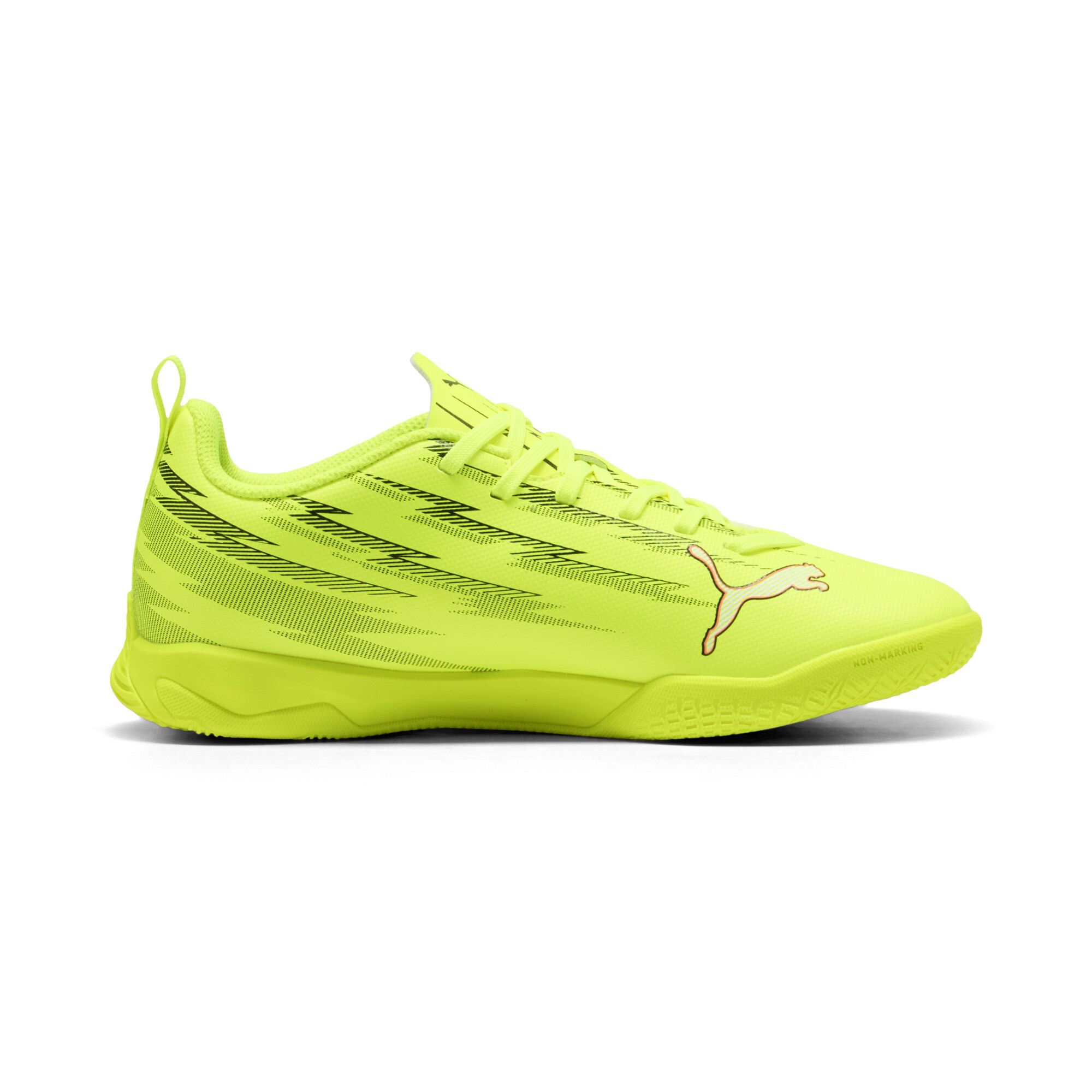 PUMA ULTRA 6 MATCH IT voetbalschoenen, Zwart/Rood/Geel, Maat 38,5 thumbnail 3