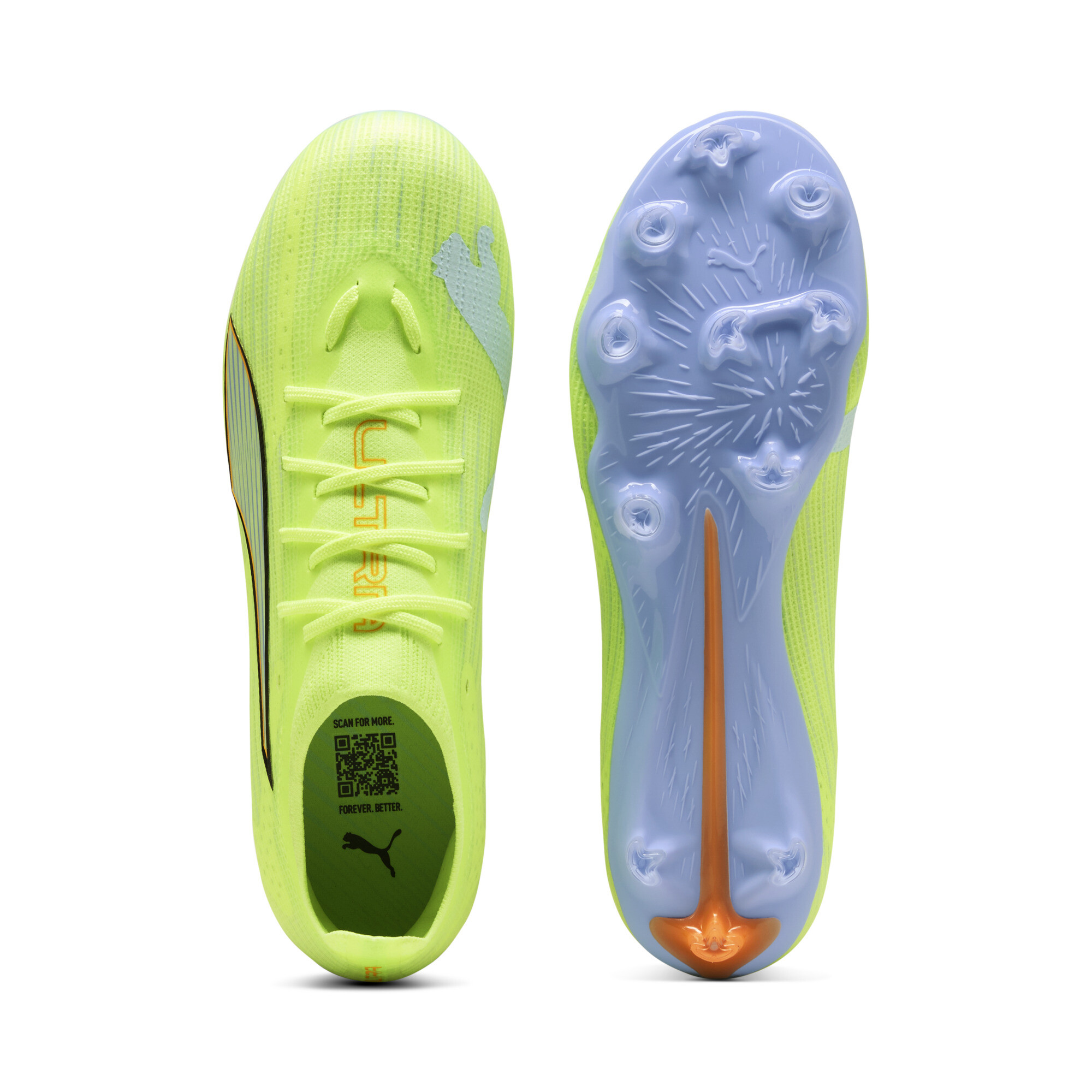 PUMA ULTRA 6 PRO LIGHT UP FG/AG voetbalschoenen voor Dames, Blauw, Maat 42,5 thumbnail 4