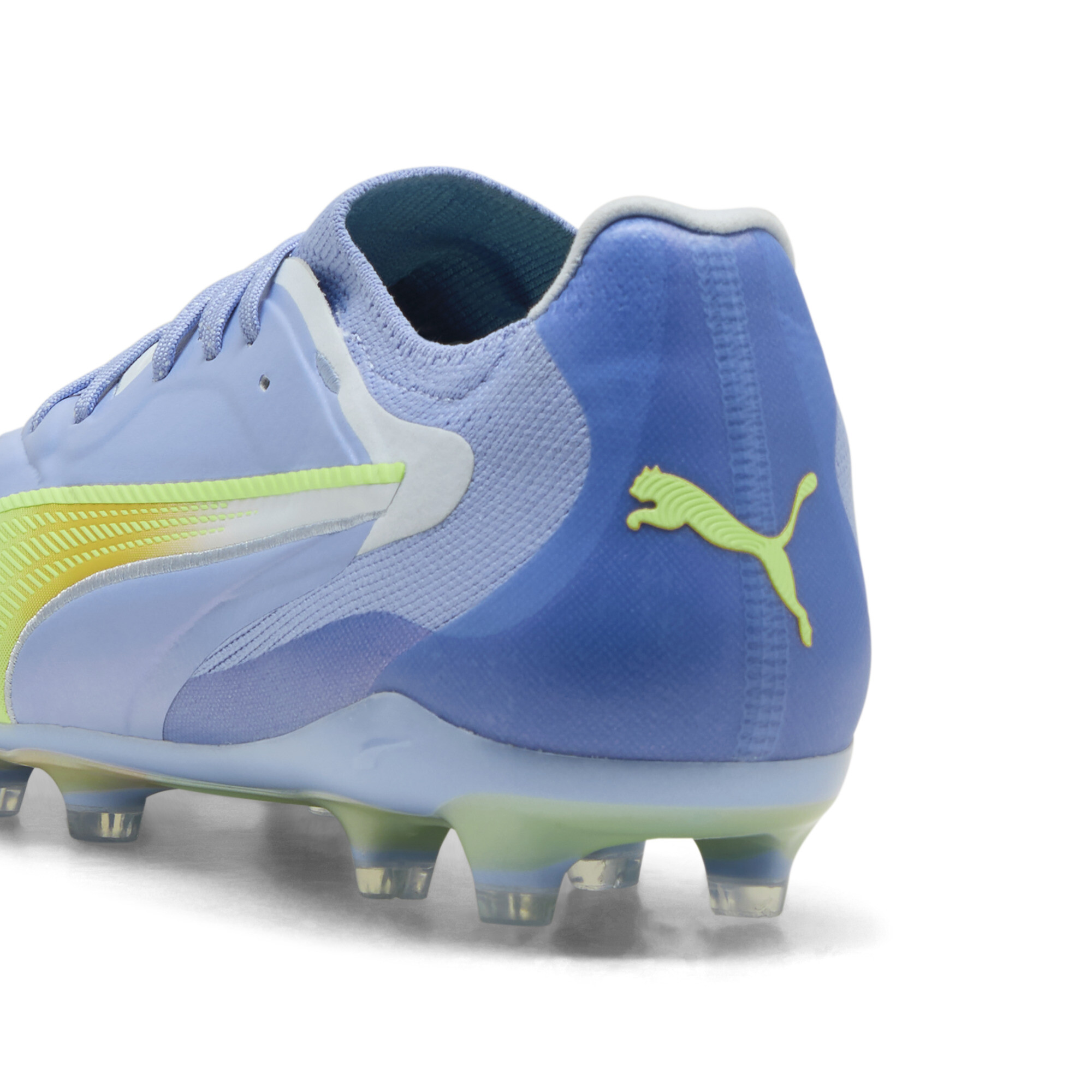 PUMA KING 20 ULTIMATE LIGHT UP FG/AG voetbalschoenen voor Dames, Blauw, Maat 39 thumbnail 5