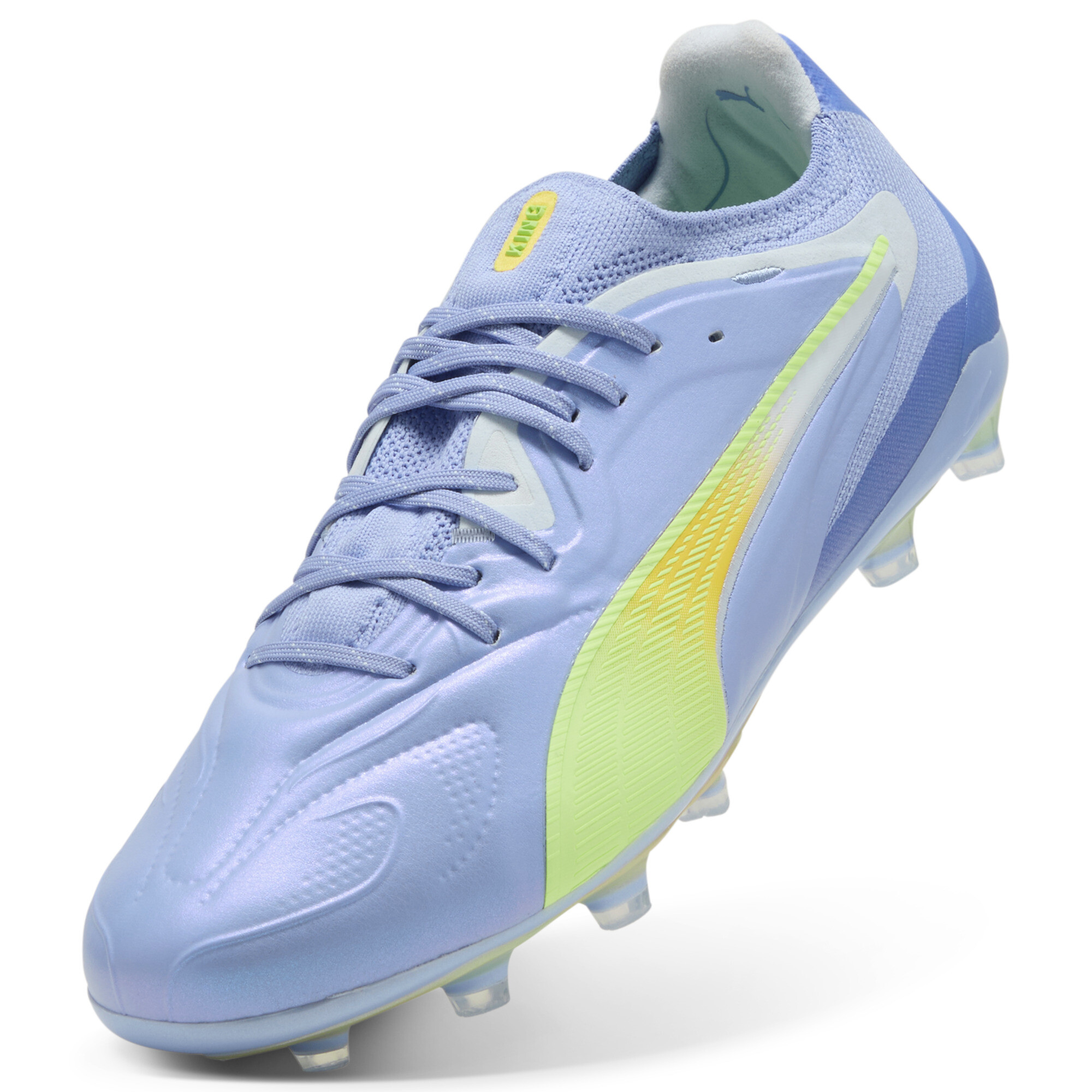PUMA KING 20 ULTIMATE LIGHT UP FG/AG voetbalschoenen voor Dames, Blauw, Maat 39 thumbnail 2