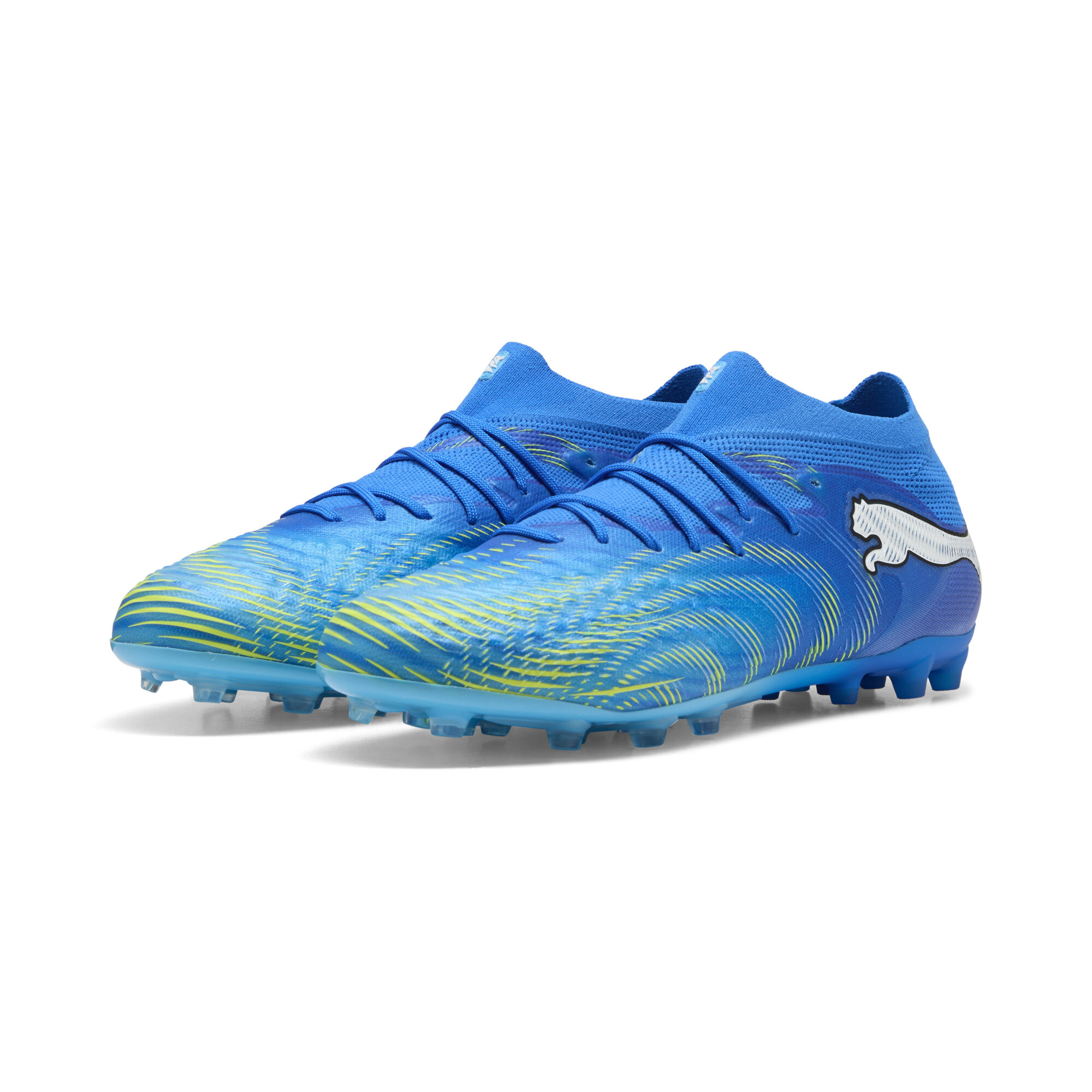 PUMA Buty piłkarskie unisex FUTURE 9 ULTIMATE MG, Akcesoria, Niebieski, 44.5