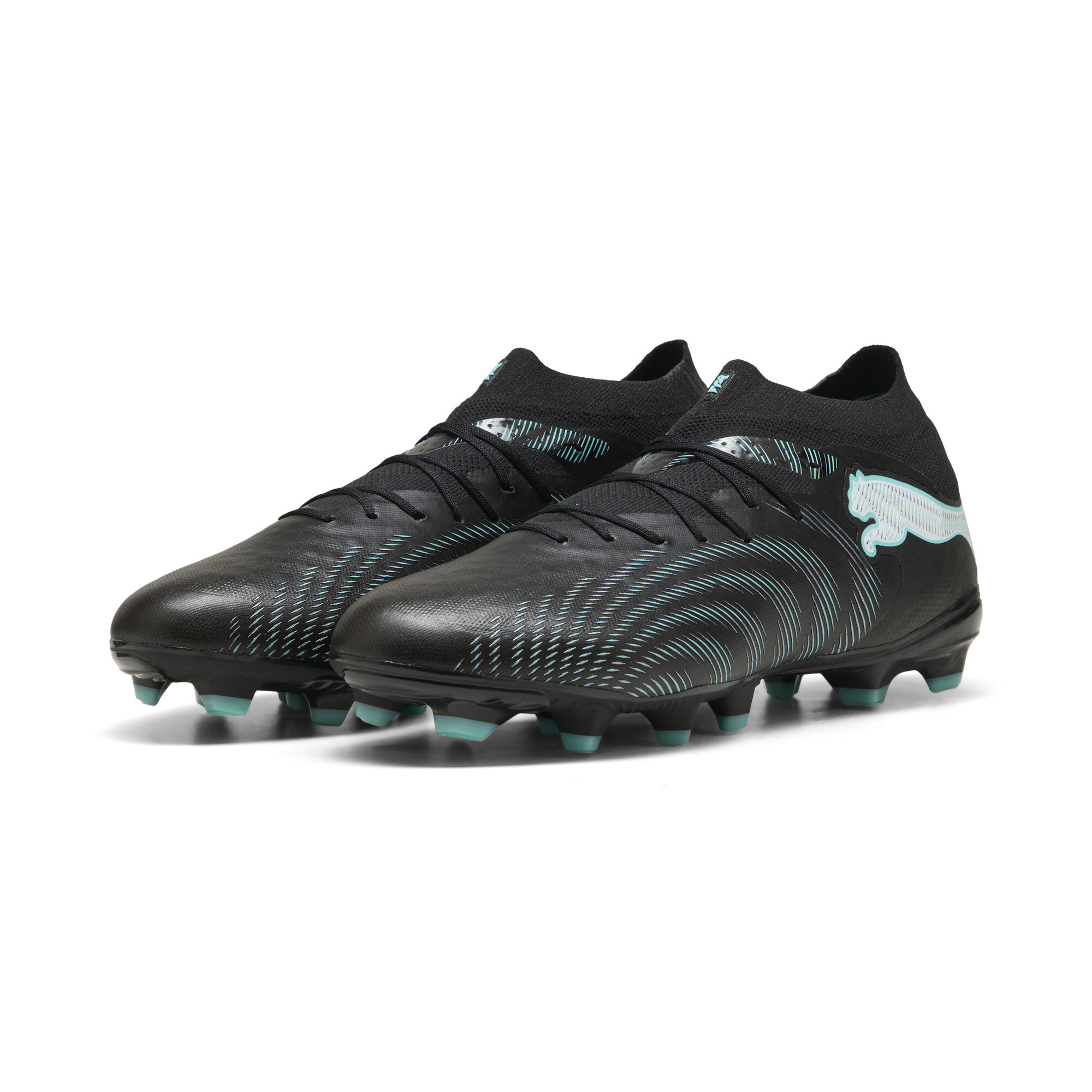PUMA Buty piłkarskie unisex FUTURE 9 PRO FG/AG, Akcesoria, Czarny, 44.5