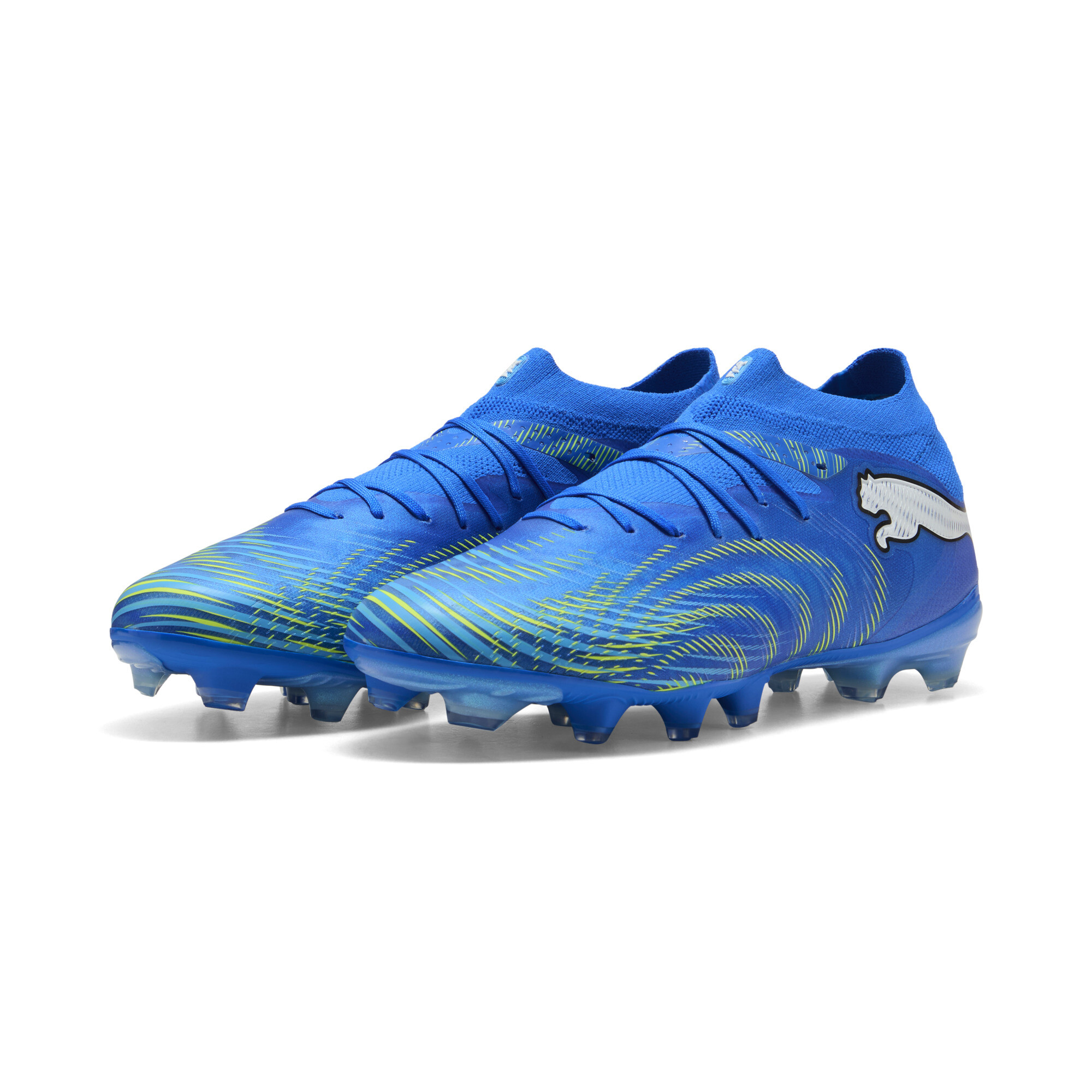 PUMA Buty piłkarskie unisex FUTURE 9 PRO FG/AG, Akcesoria, Niebieski, 44.5