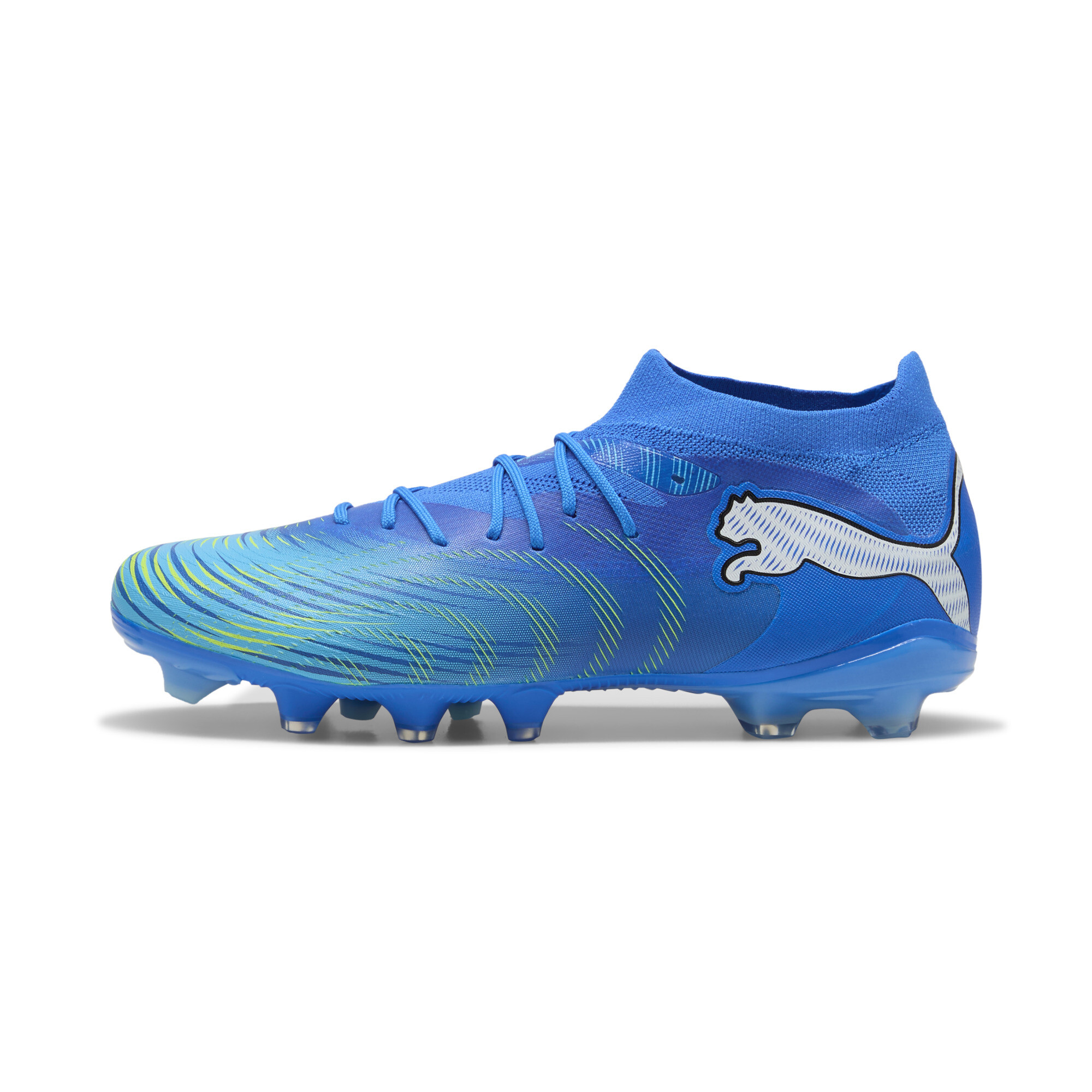 PUMA FUTURE 9 MATCH Firm/Artificial Ground Soccer Cleats in Blue, Size 9.5
