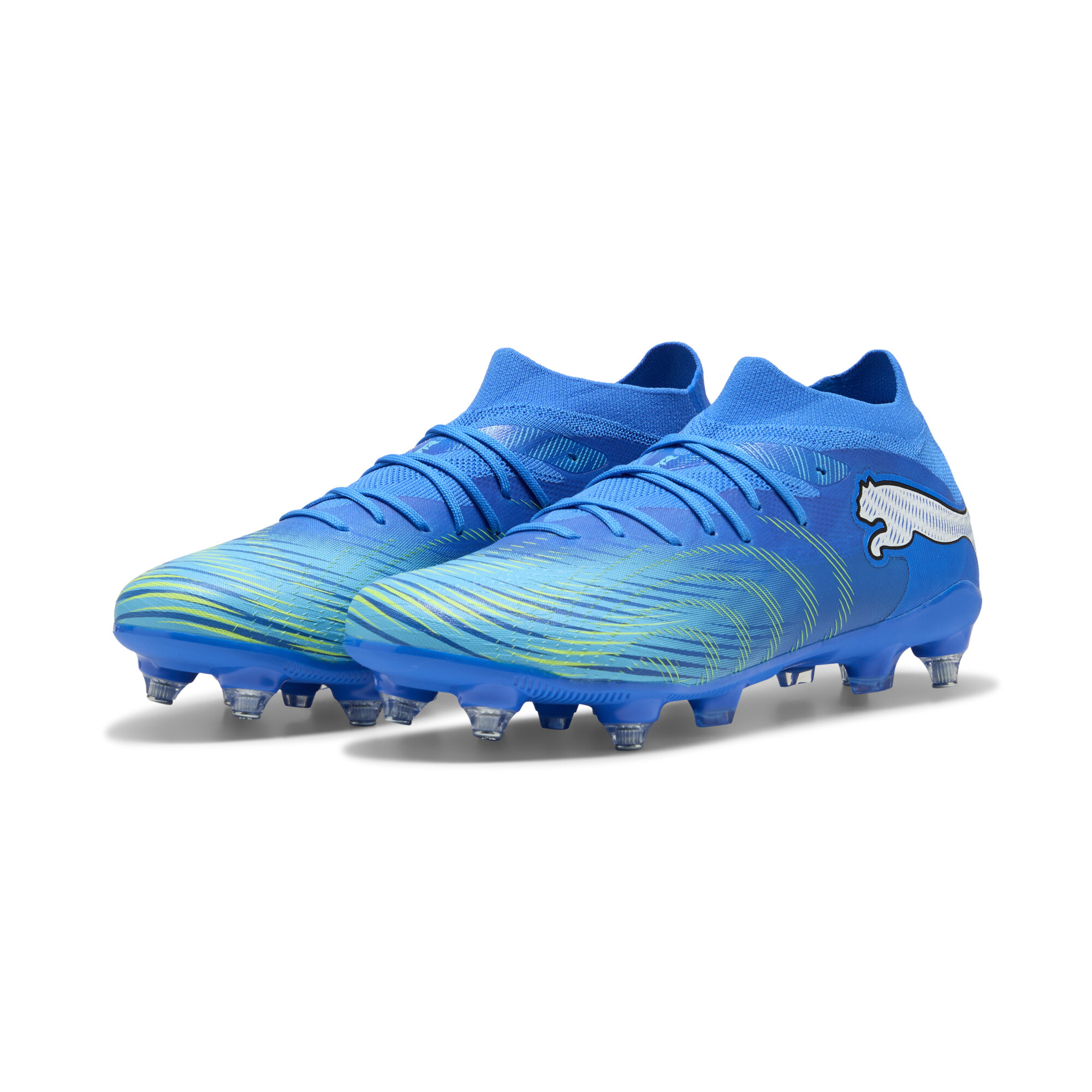 PUMA Buty piłkarskie unisex FUTURE 9 MATCH MxSG, Akcesoria, Niebieski, 44.5