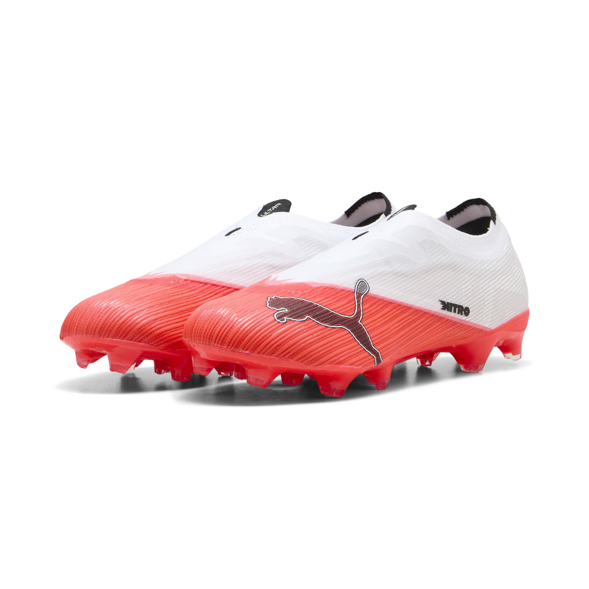 PUMA ULTRA NITRO™ 7 MATCH FG/AG Fußballschuhe ohne Schnürung Unisex, Accessoires, Rot, 44.5
