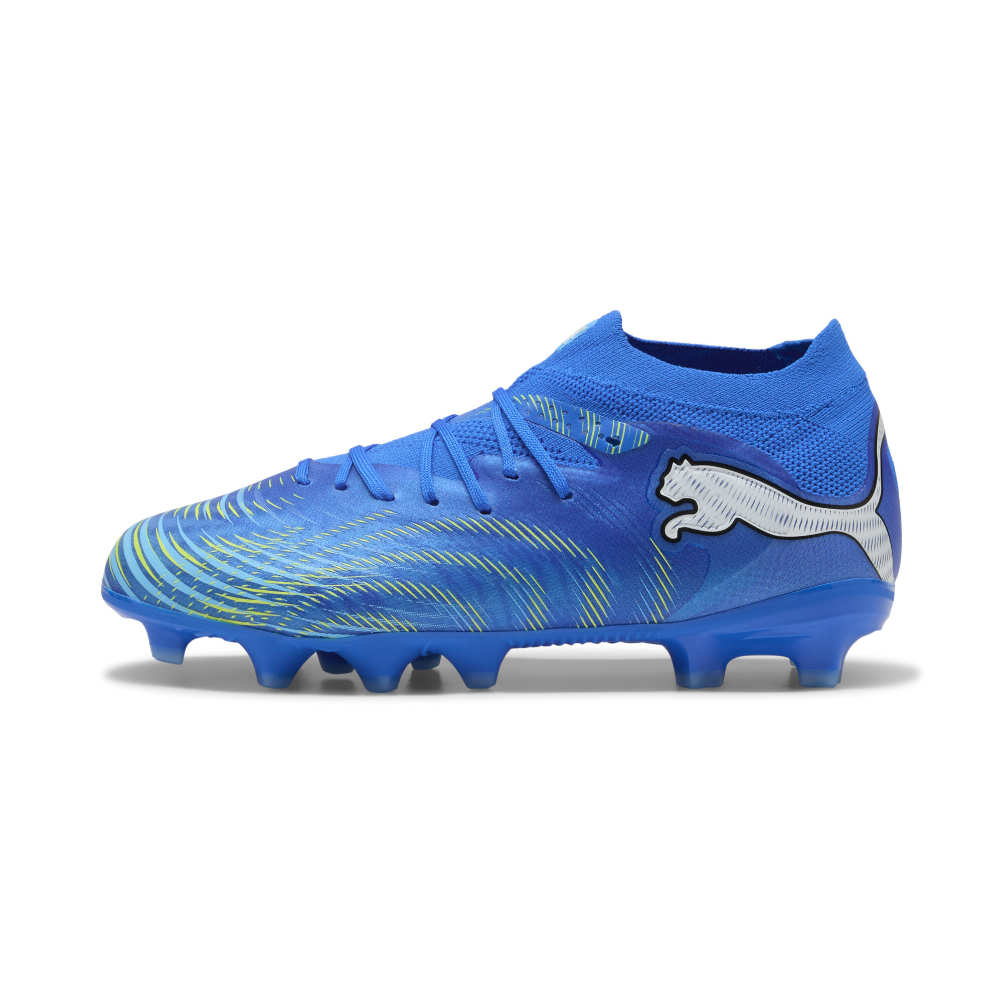 PUMA FUTURE 9 PRO Big Kids' Firm/Artificial Ground Soccer Cleats in Blue, Size 4