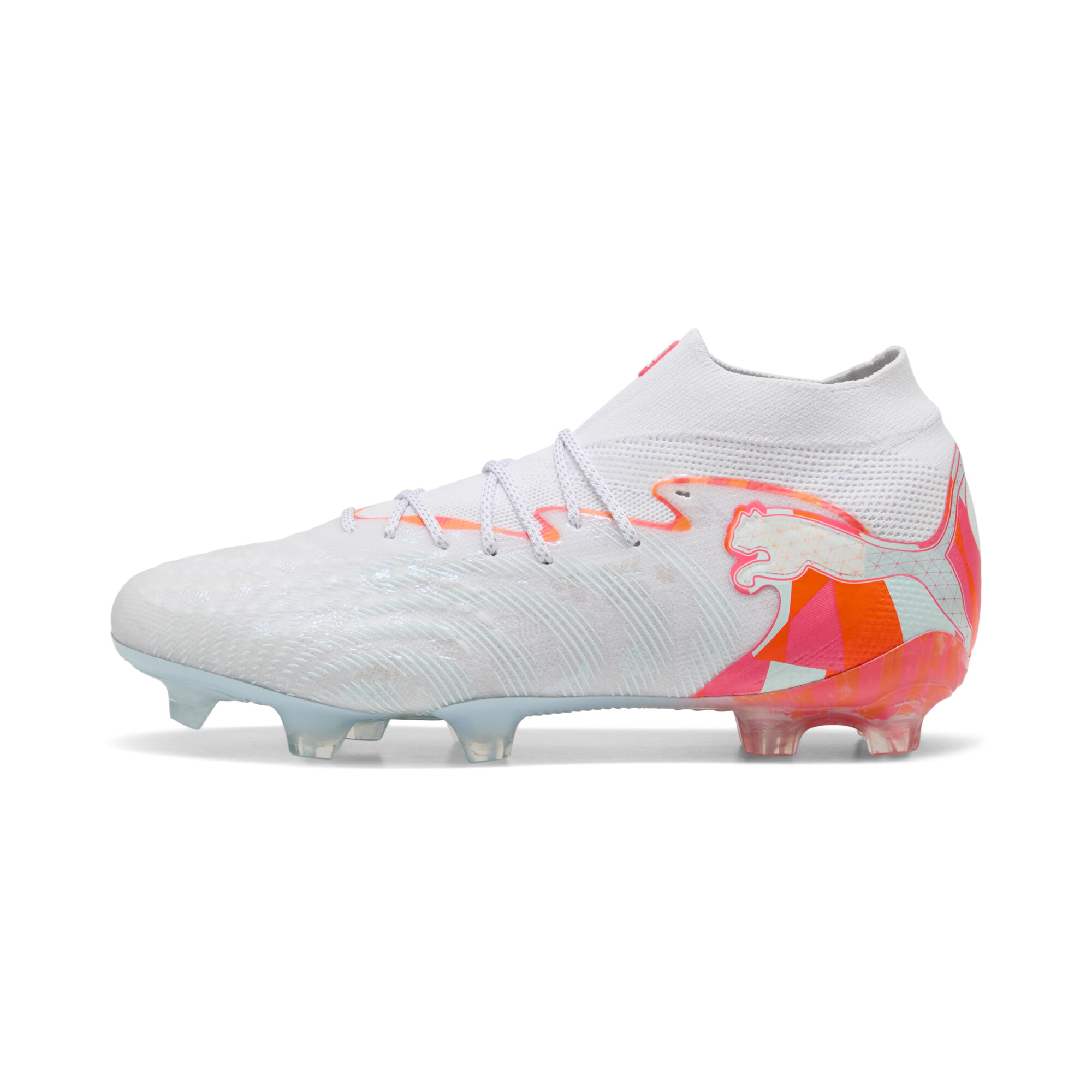 PUMA FUTURE 9 ULTIMATE BRILLIANCE Women's Firm Ground Soccer Cleats in White, Size 8