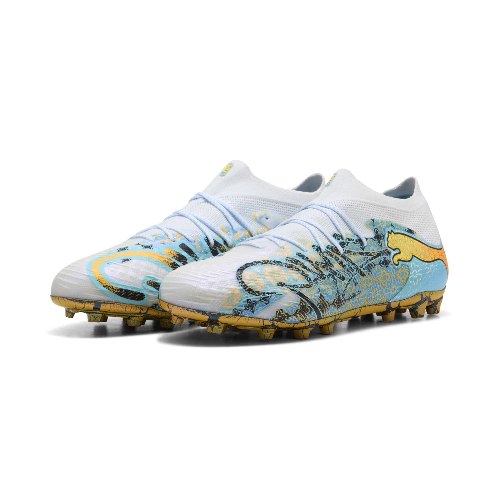 PUMA FUTURE 9 ULTIMATE PLAYMAKER MG Fußballschuhe Unisex, Accessoires, Weiß, 44.5