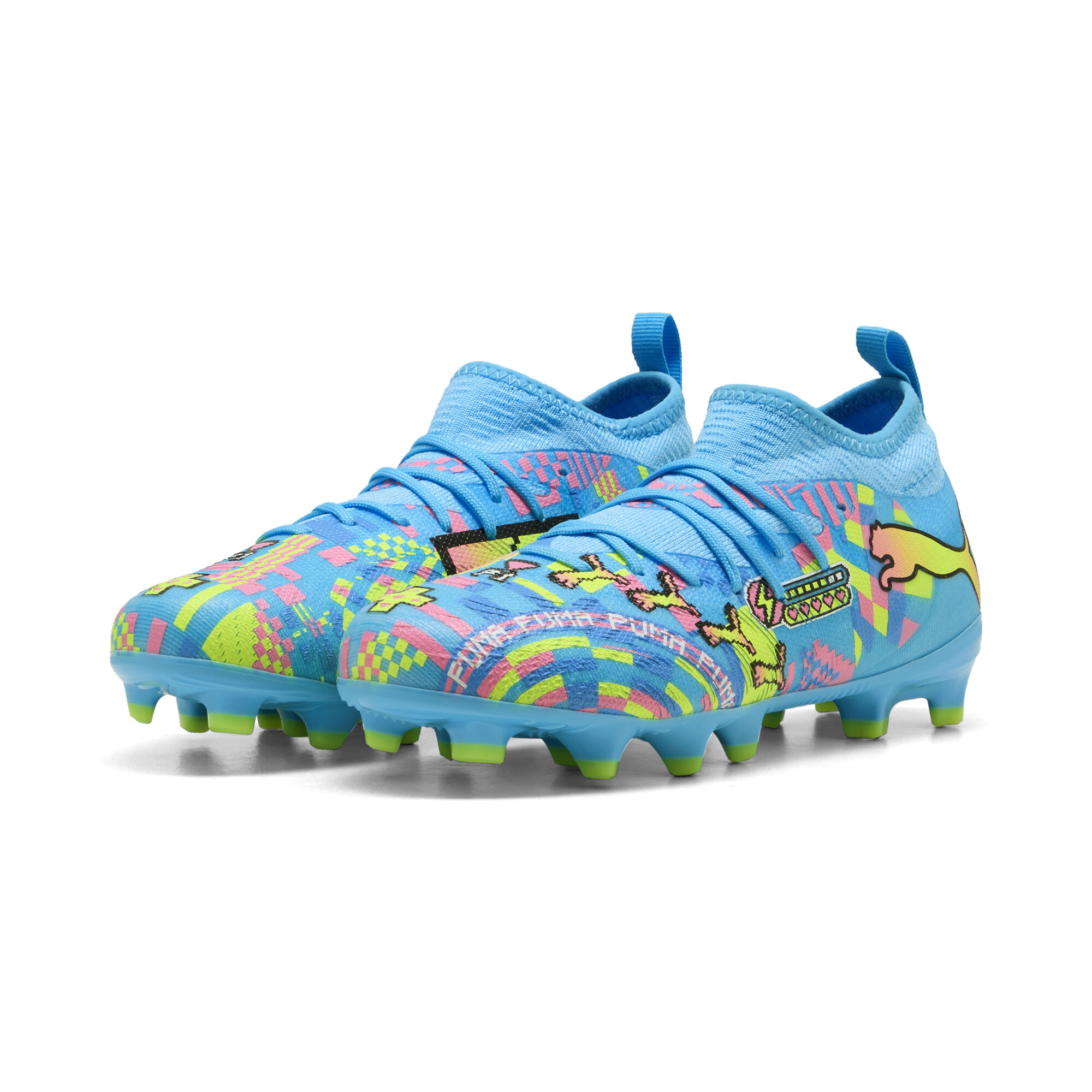 PUMA Chaussures de football FUTURE 9 MATCH ADVANCED LEVEL FGAG Enfant et Adolescent Accessoires 35.5