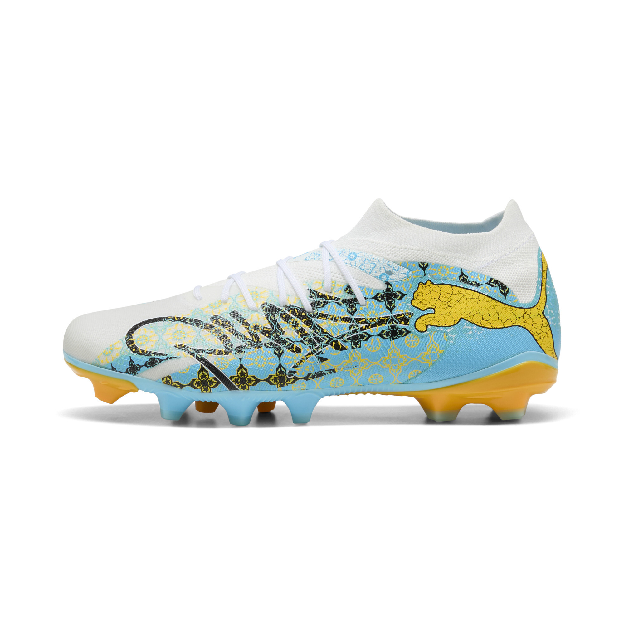 PUMA FUTURE 9 MATCH PLAYMAKER FG/AG Fußballschuhe Unisex, Schuhe, Weiß, 44.5