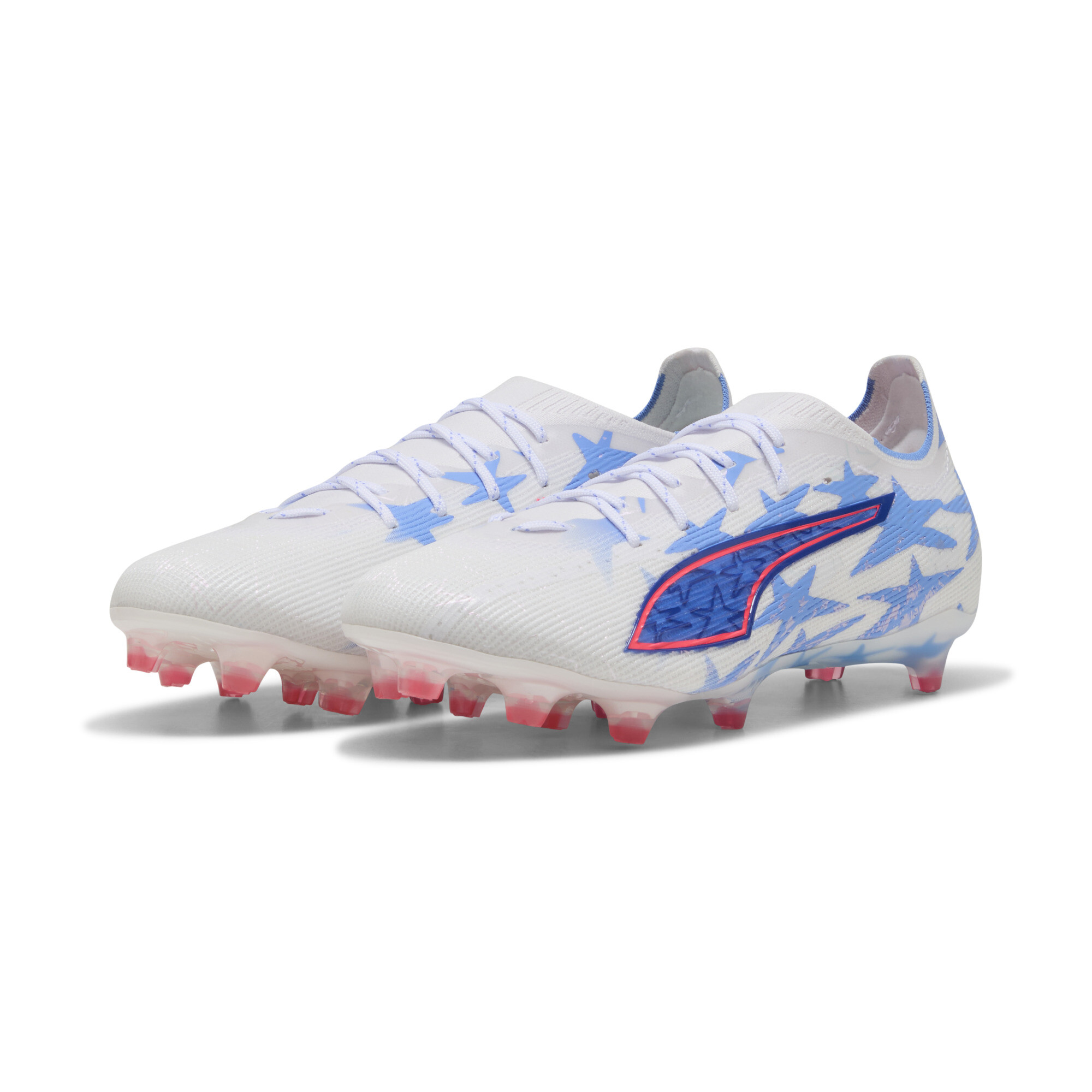 PUMA Buty piłkarskie unisex ULTRA 6 PRO KIDSUPER x CHRISTIAN PULISIC FG/AG, Akcesoria, Biały, 44.5
