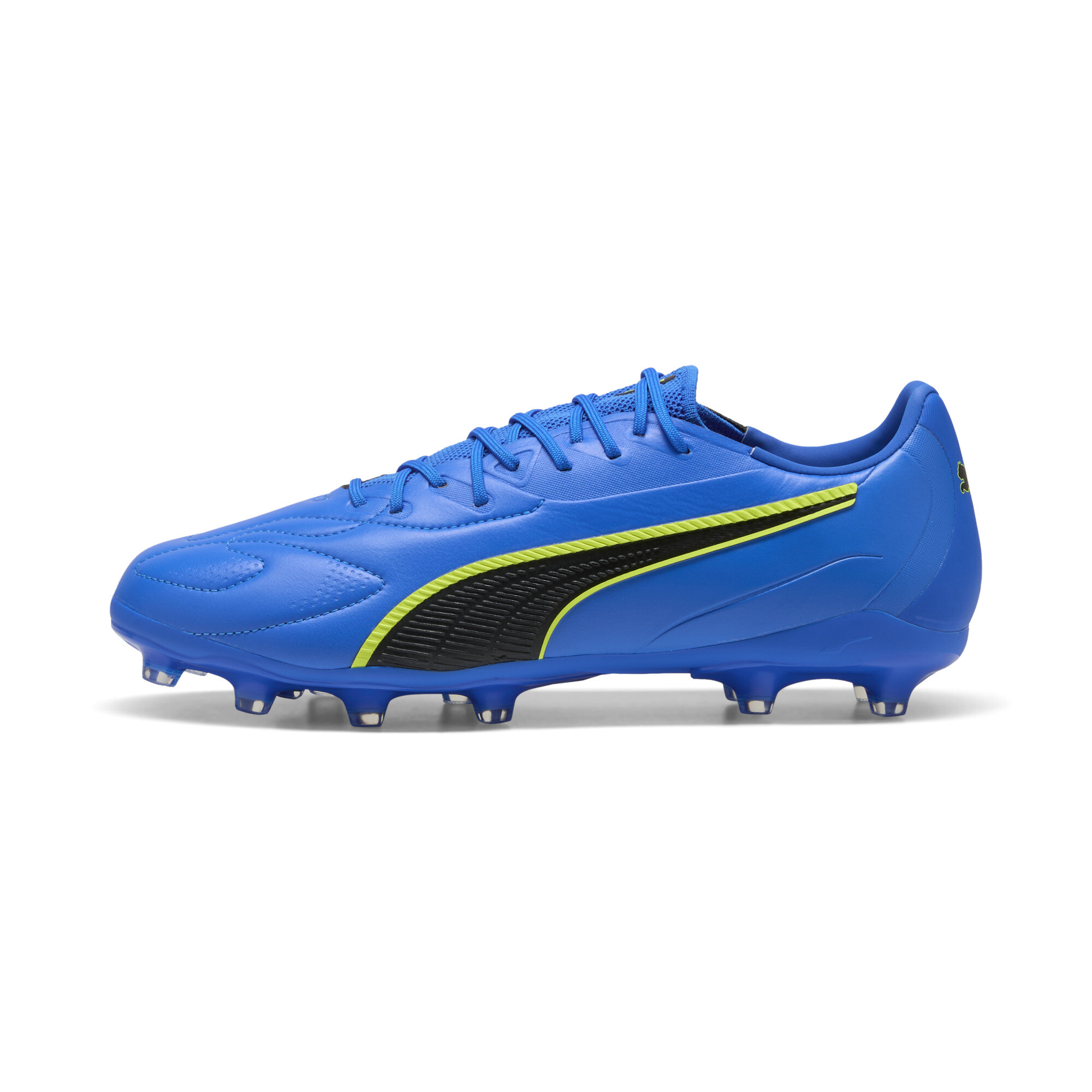 PUMA Chaussures de football KING 20 MATCH FG/AG Unisexe, Chaussures, Bleu, 39