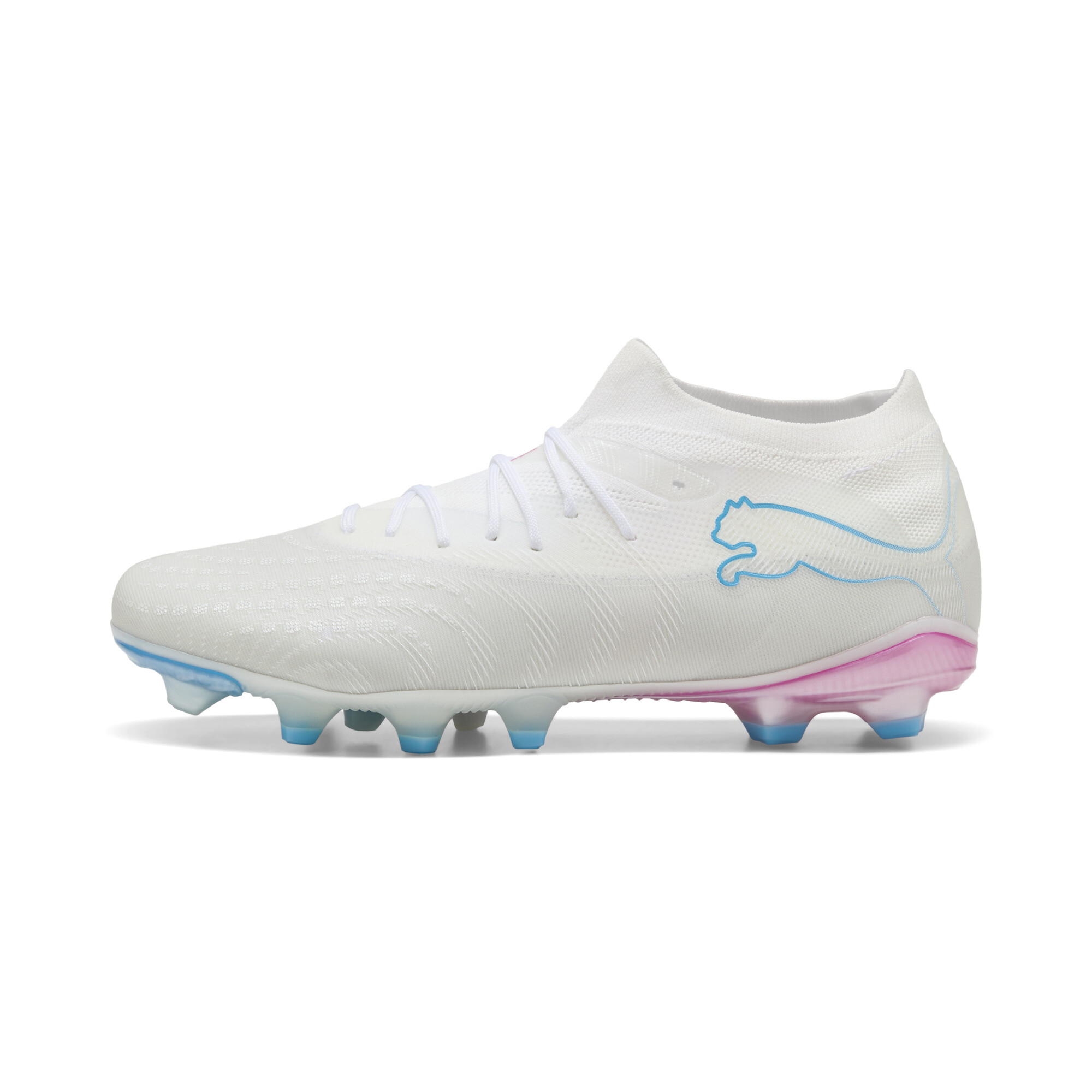 PUMA FUTURE 9 MATCH WHITE Firm/Artificial Ground Soccer Cleats, Size 8