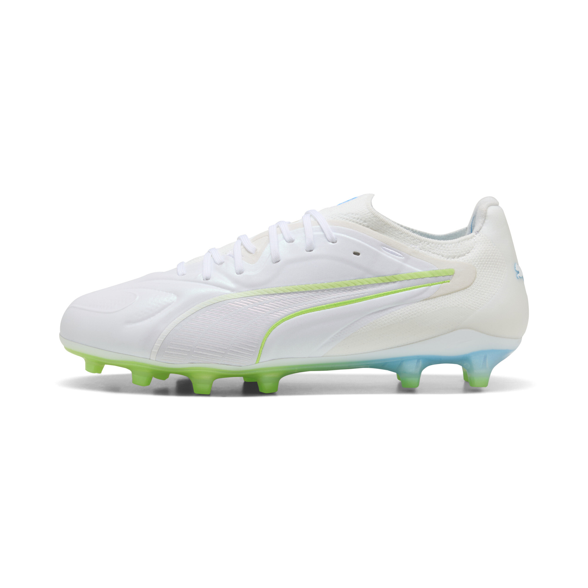 PUMA KING 20 ULTIMATE WHITE Firm/Artificial Ground Soccer Cleats, Size 6.5
