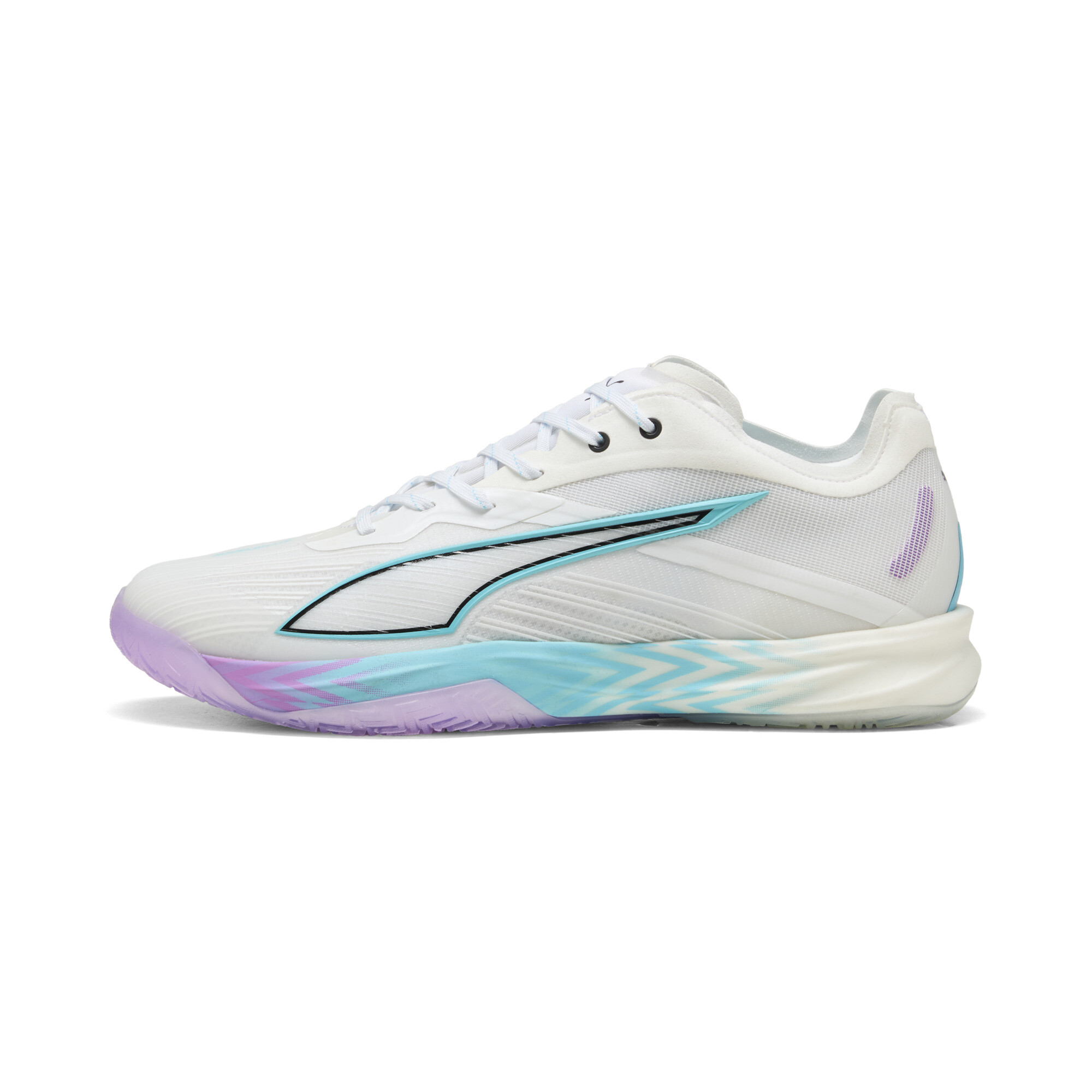 PUMA Accelerate NITRO™ SQD 5 ENERGY Handballschuhe Unisex, Schuhe, Weiß, 44.5