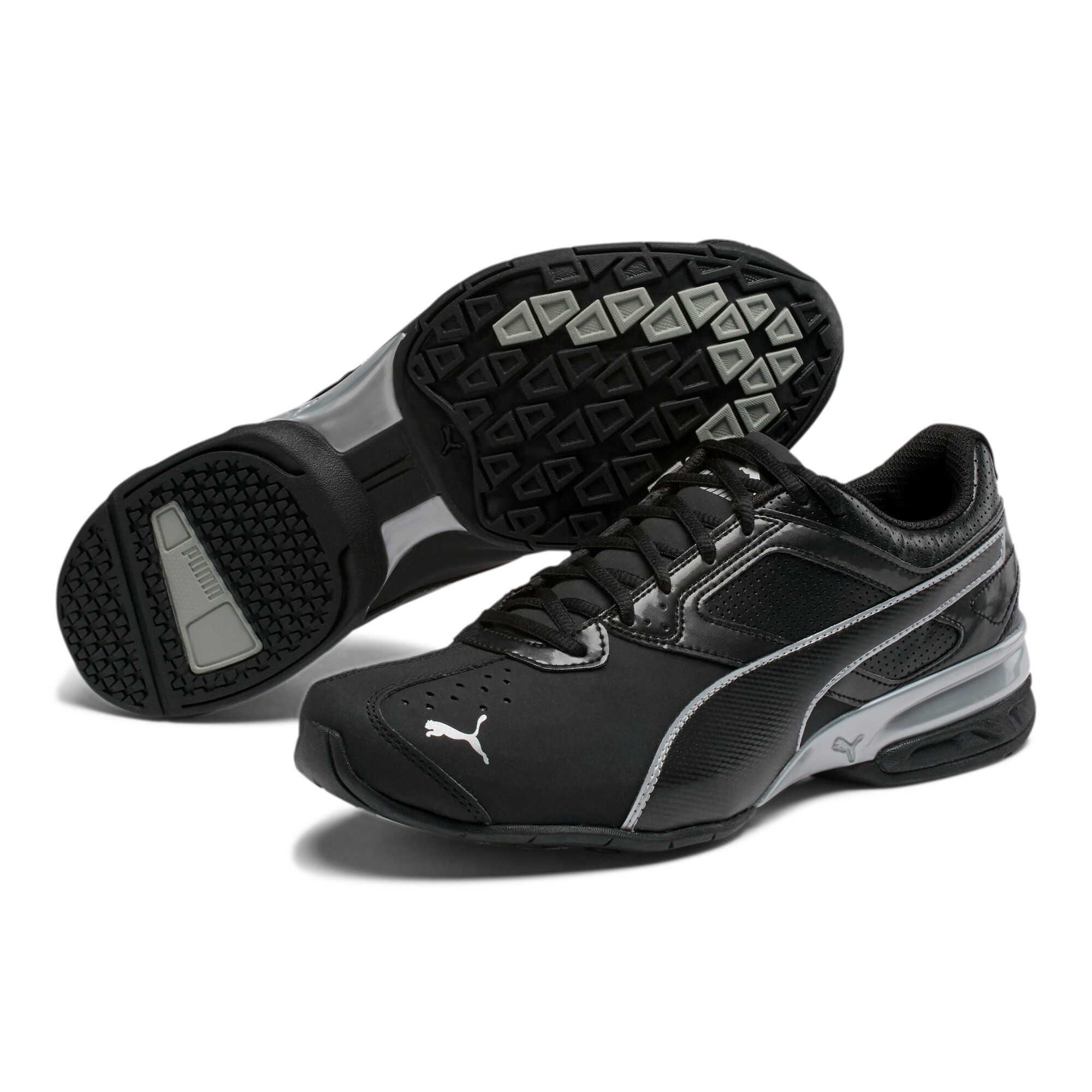 Men's Puma Tazon 6 FM's Running Shoes, Black, Size 47, Shoes