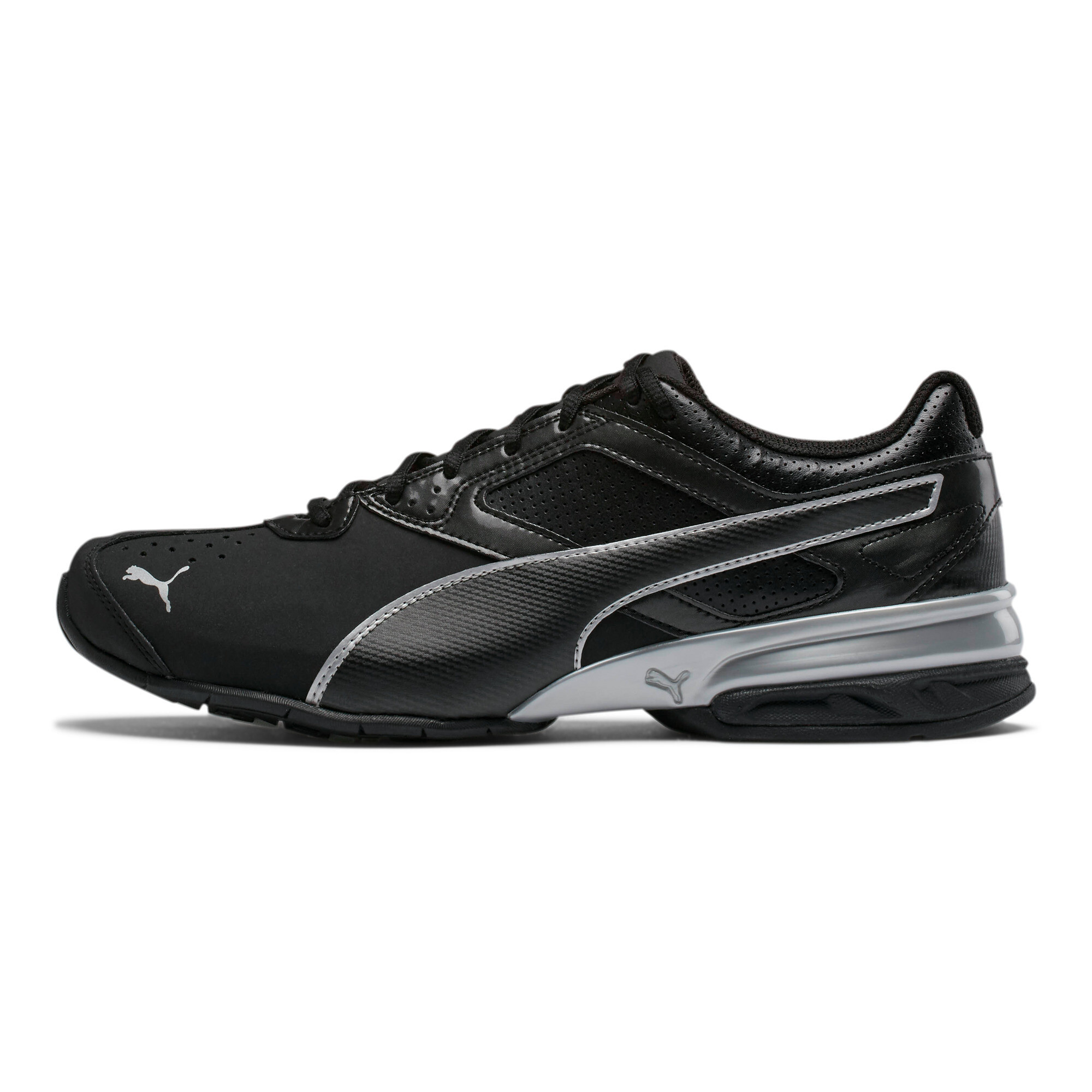 Men's Puma Tazon 6 FM's Running Shoes, Black, Size 47, Shoes