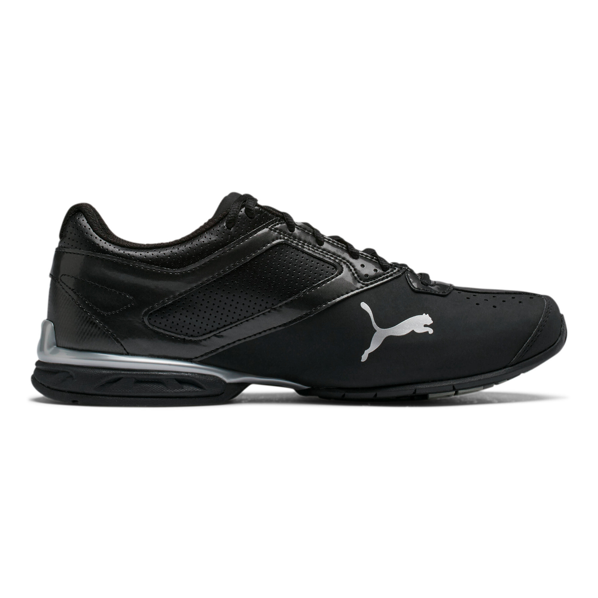 Men's Puma Tazon 6 FM's Running Shoes, Black, Size 47, Shoes