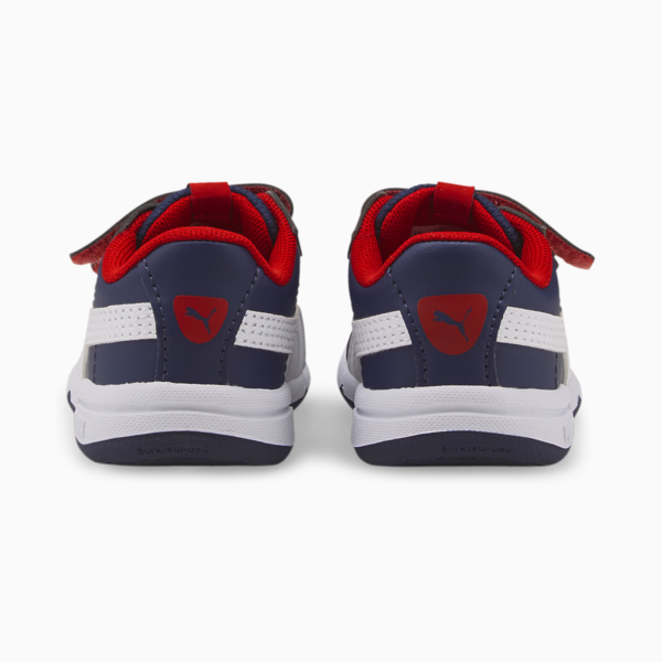 Stepfleex 2 SL V Kids' Trainers, Peacoat-Puma White-Flame Scarlet, large-ZAF