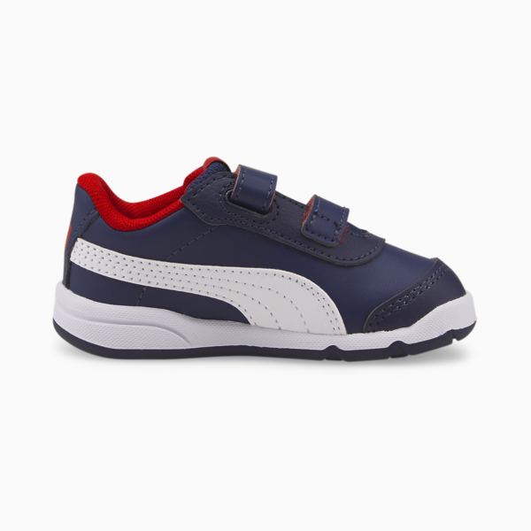 Stepfleex 2 SL V Kids' Trainers, Peacoat-Puma White-Flame Scarlet, large-ZAF