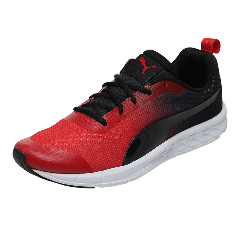 PUMA Radiance Unisex Running Shoes, Black/red