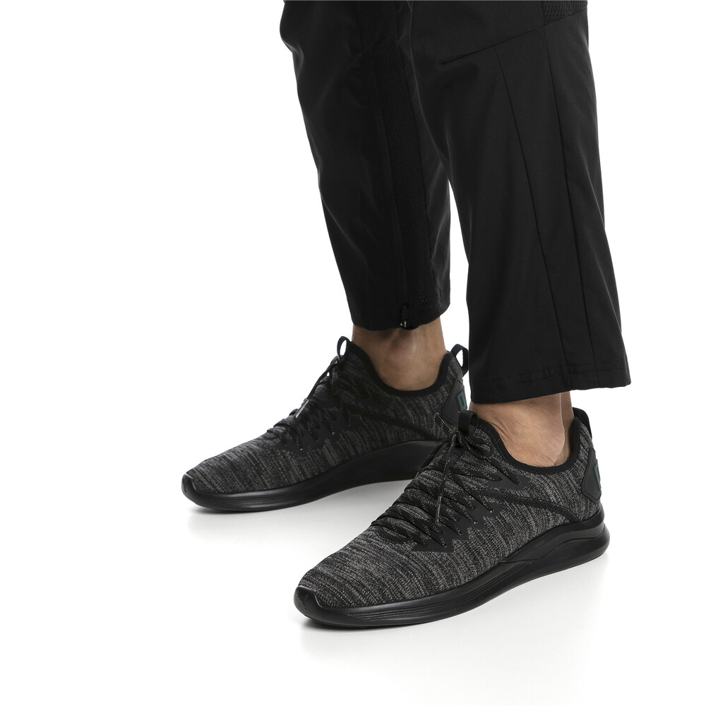 

PUMA - male - Кроссовки IGNITE Flash evoKNIT – Black-Dk Grey-Ponderosa Pine –, Черный