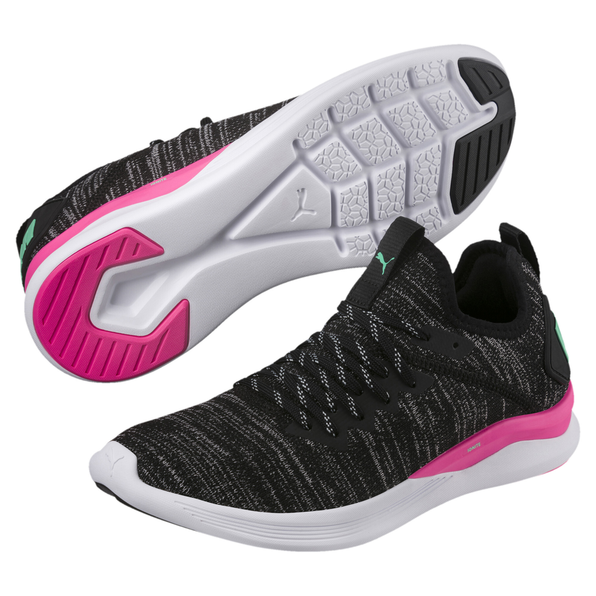 puma ignite evoknit flash purple