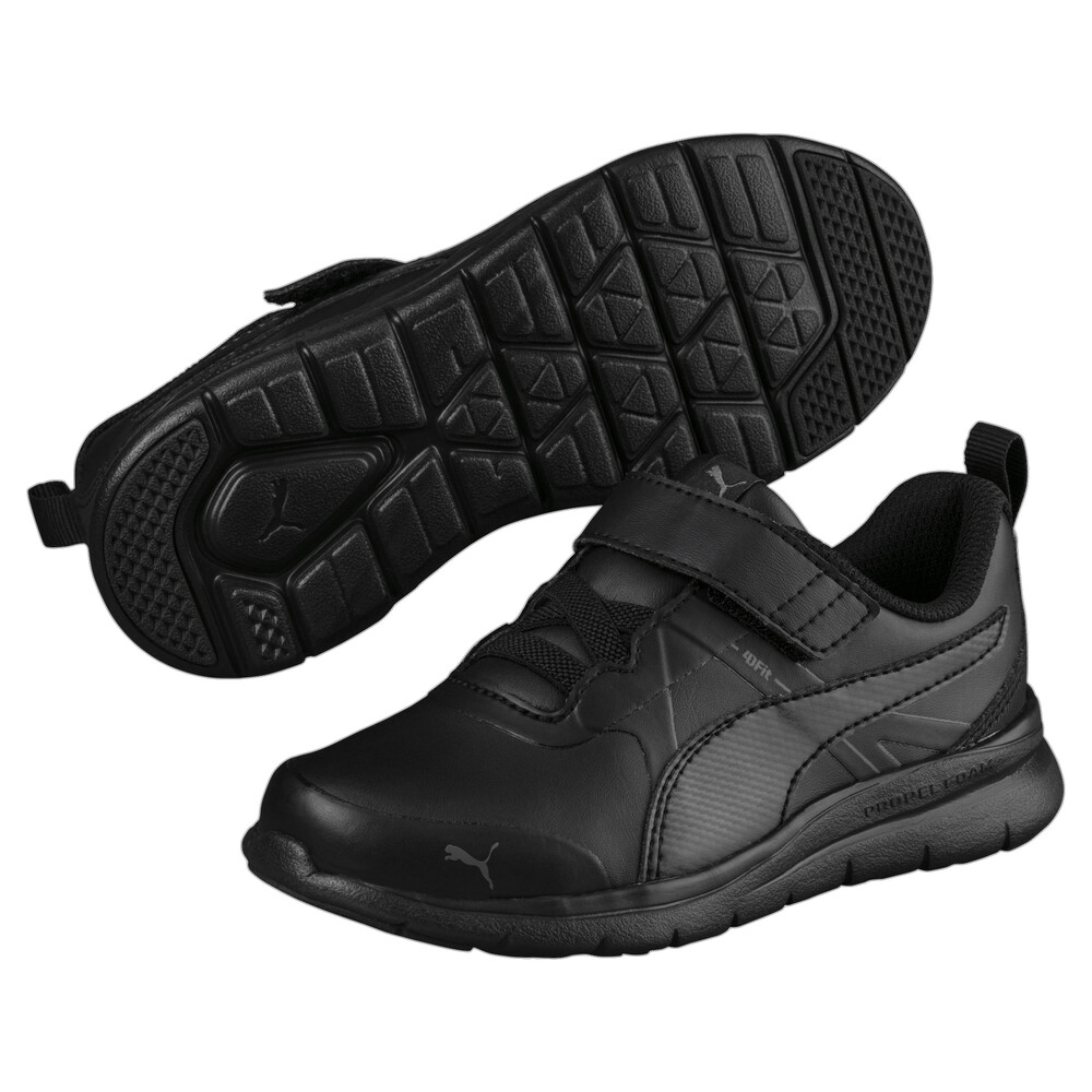 Flex Essential Kids' PreSchool Running Shoes | Black - PUMA