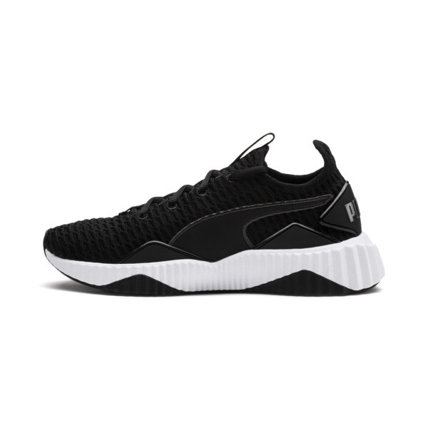 Chaussure Basket Defy pour Femme, Noir/Blanc, Taille 35.5 | PUMA