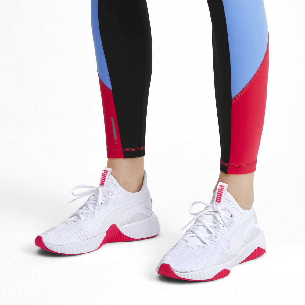 puma defy women's white