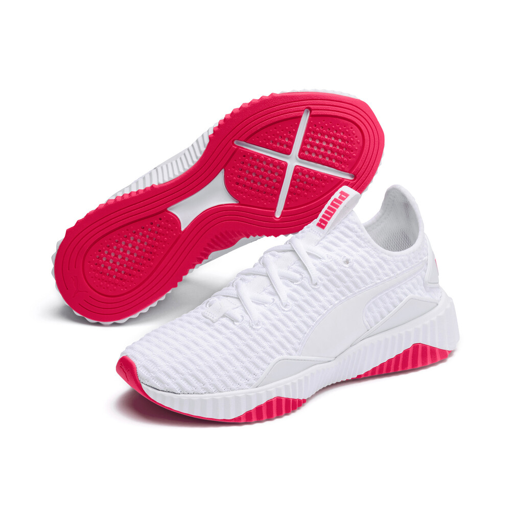 puma defy women's white