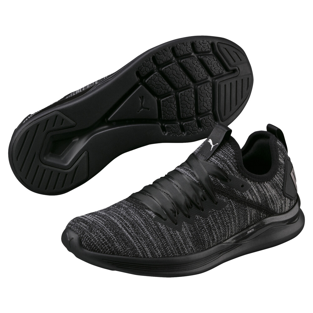 

PUMA - female - Кроссовки IGNITE Flash evoKNIT S EP Wn – Black-Periscope-Metal Beige –, Черный