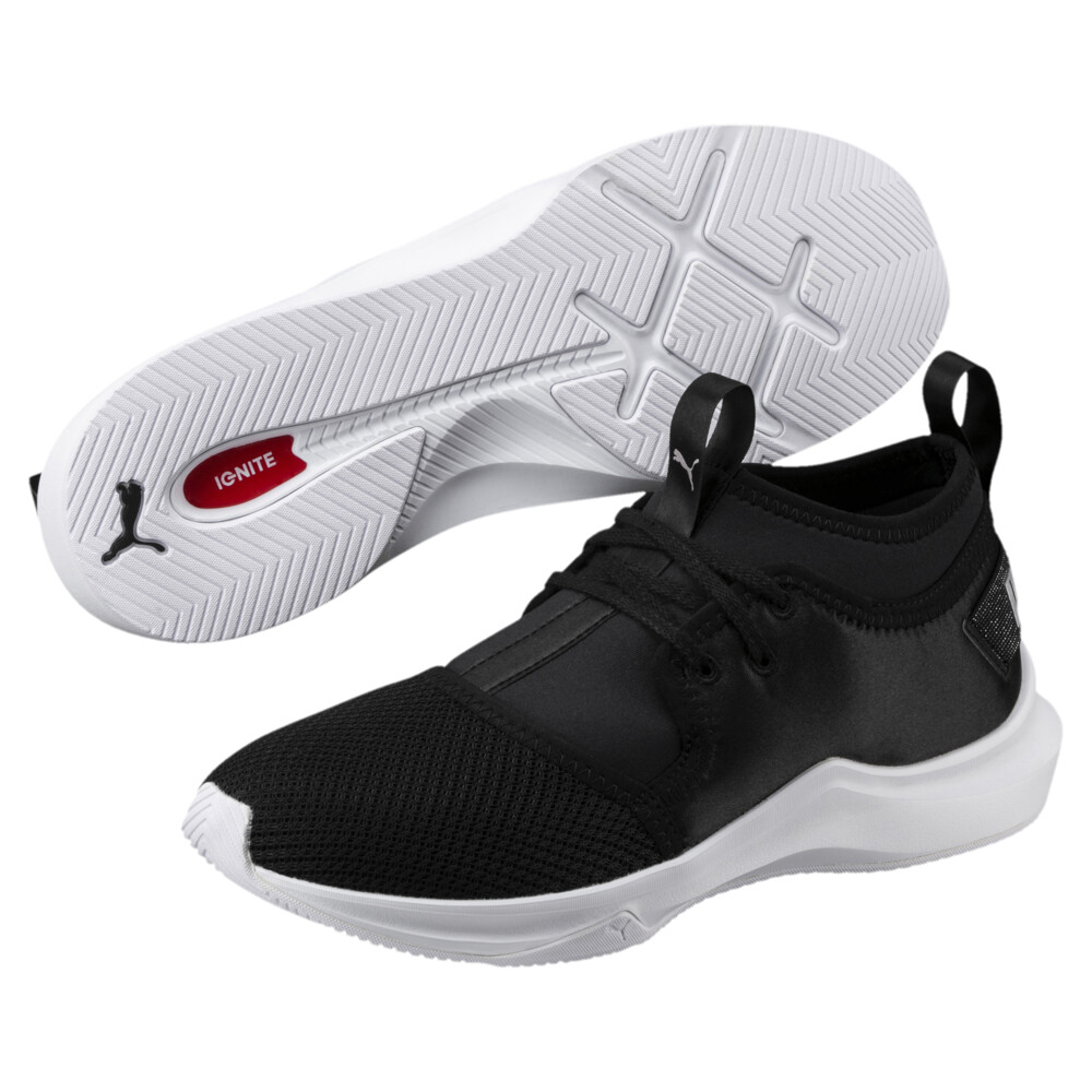 

PUMA - female - Кроссовки Phenom Low Satin EP Wn's – Puma Black-Puma White –, Черный
