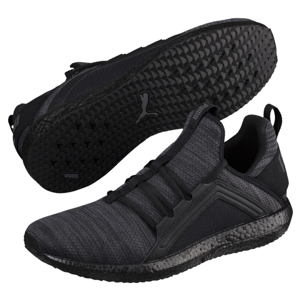

PUMA - male - Кроссовки Mega NRGY Heather Knit – Iron Gate-Puma Black –, Серый