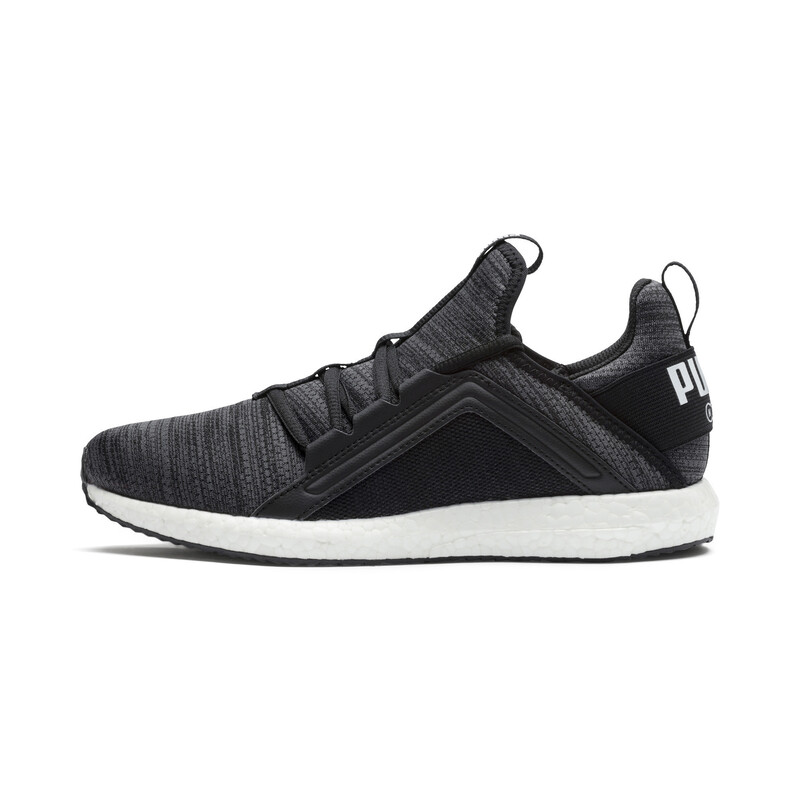 Women's PUMA Mega Energy Heather Knit Women’s Running Shoes, White/black/gray