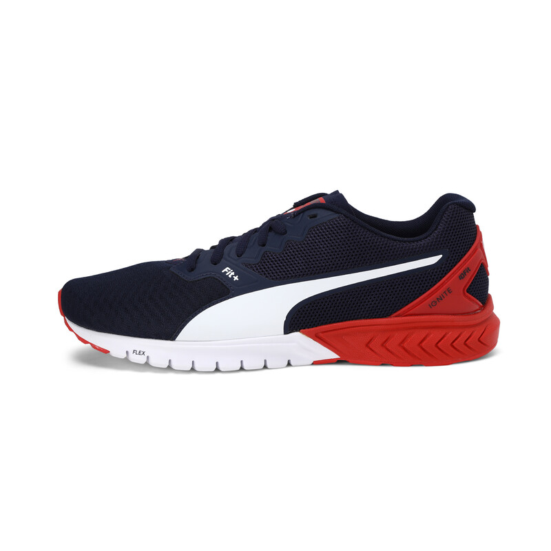 

Men's PUMA Ignite Stride Running Shoes, Red/purple