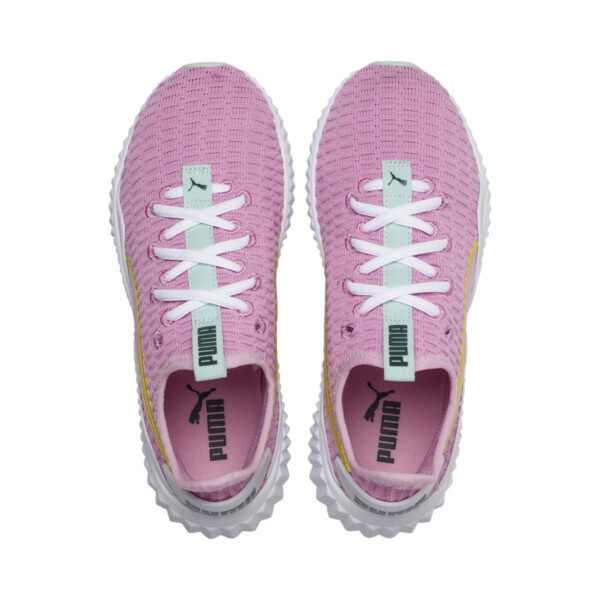 puma defy white pale pink