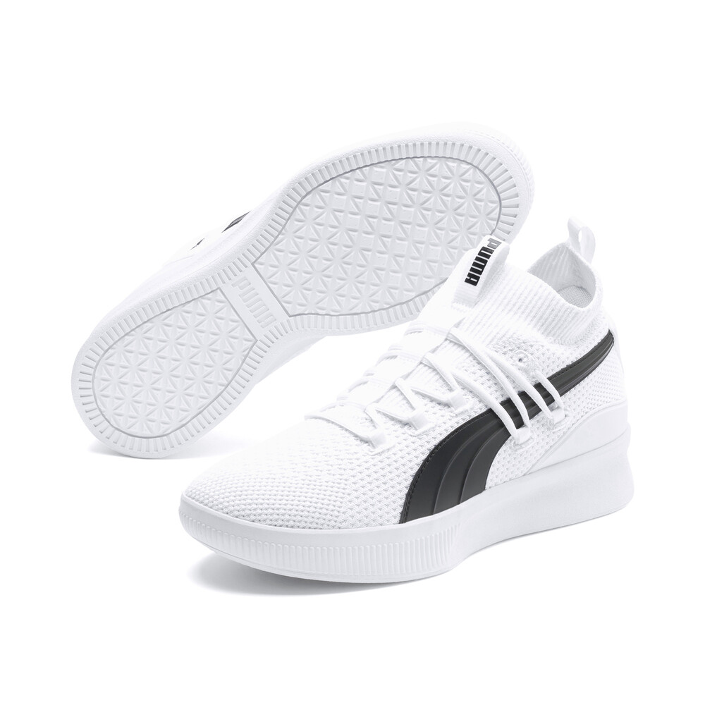 Clyde Court Basketball Shoes | White - PUMA
