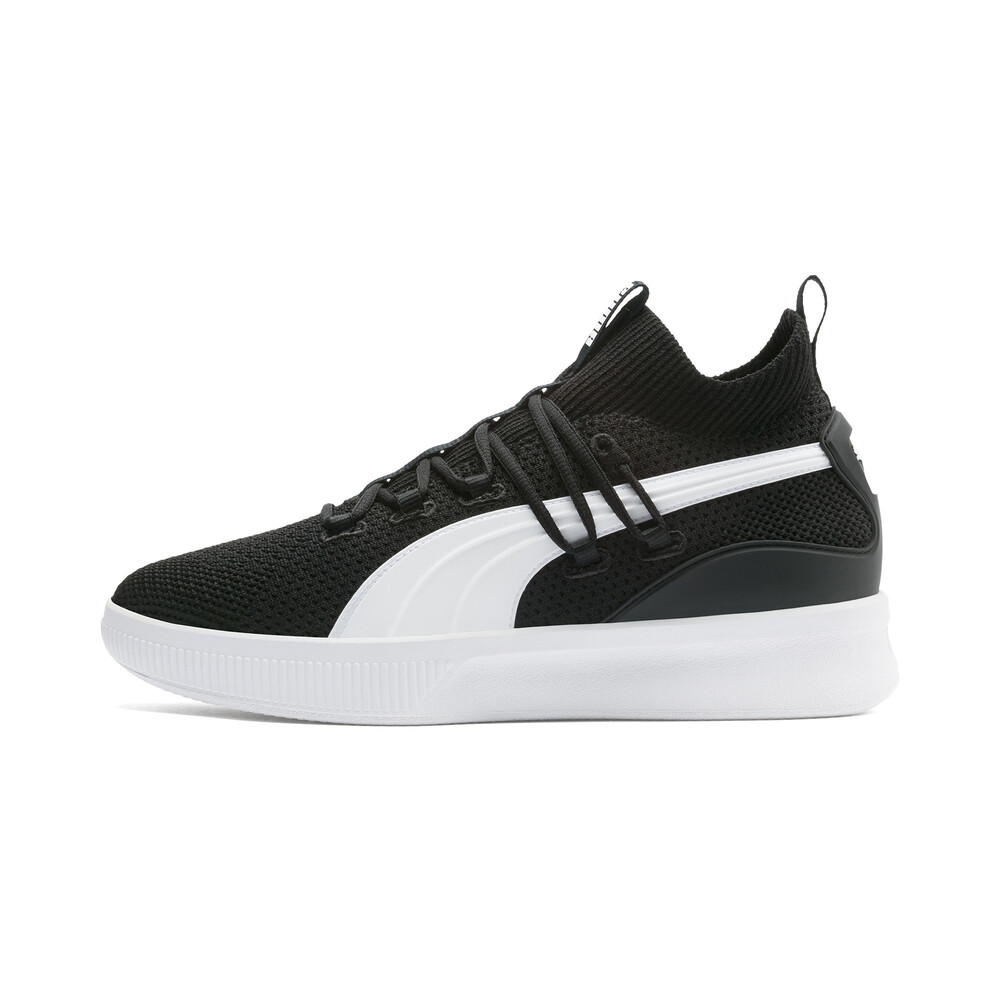 Clyde Court Basketball Shoes | Black - PUMA