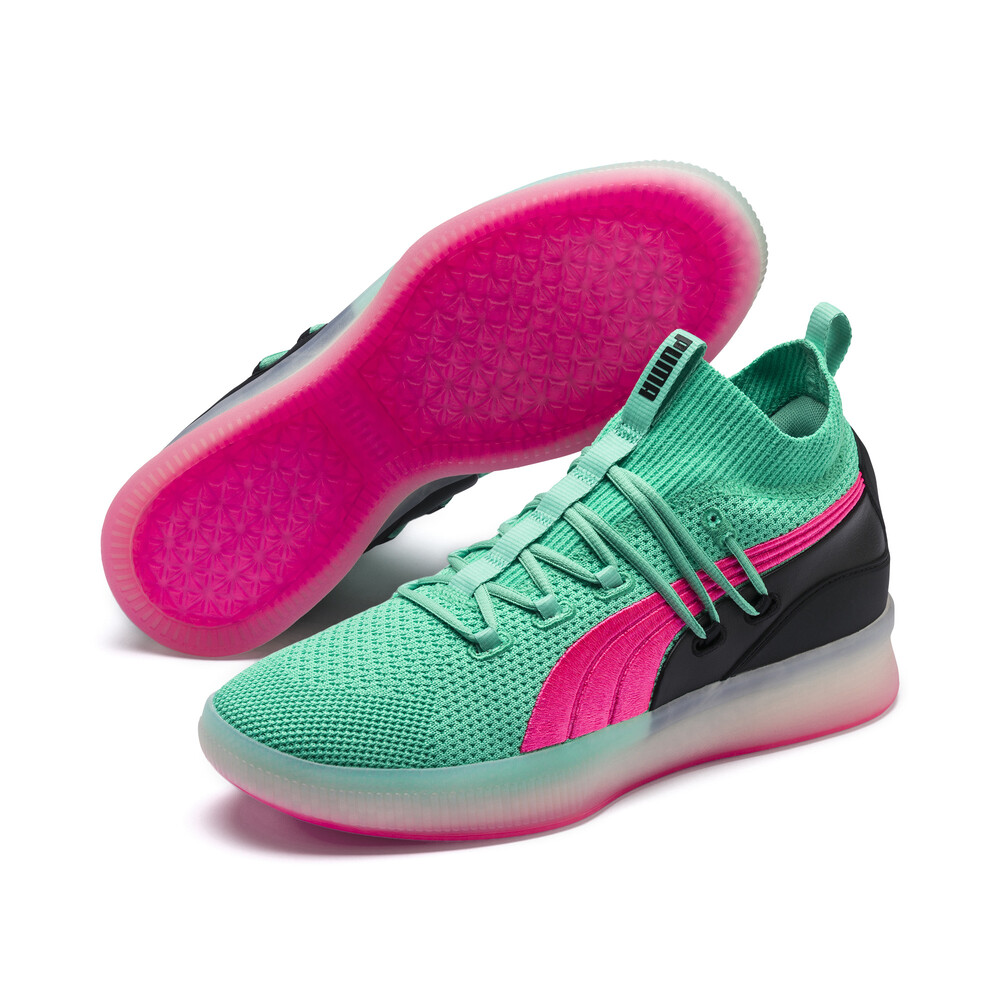 Clyde Court Disrupt Menâs Basketball Shoes | Green - PUMA