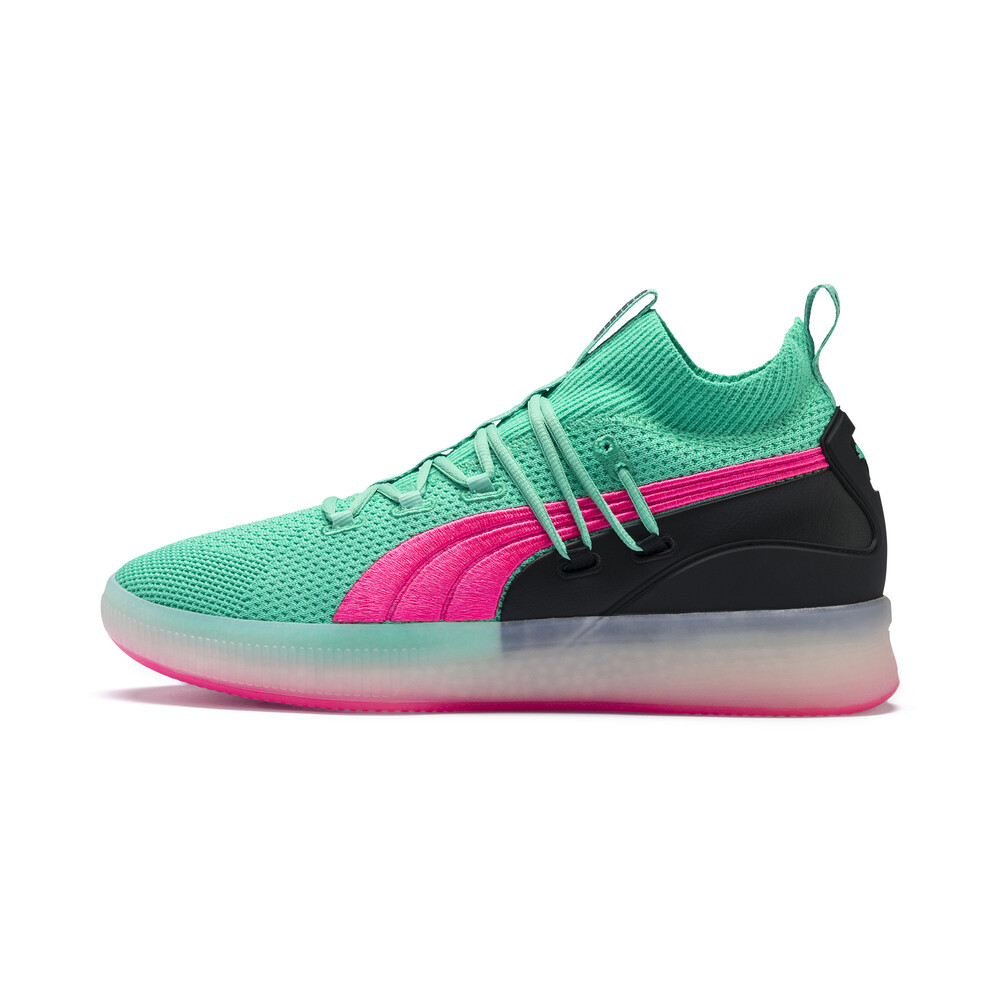 puma clyde court orange