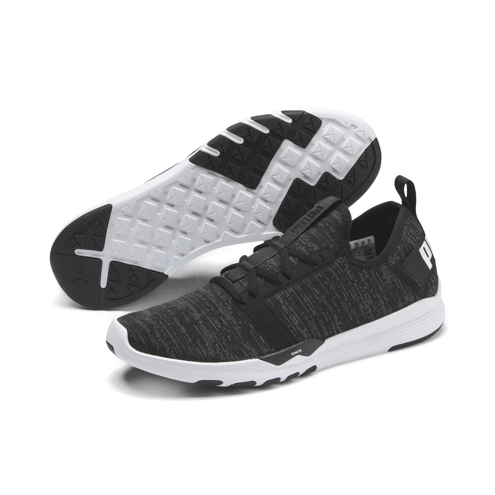 IGNITE Contender Knit Men's Running Shoes | Black | Puma ...
