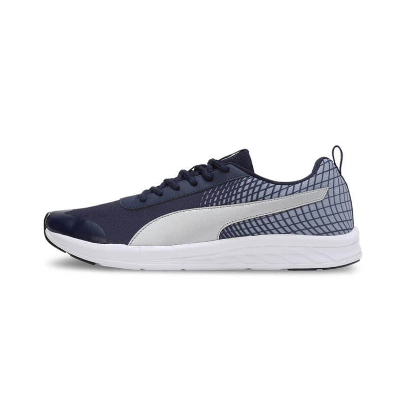 

Men's PUMA Supernal NU 2 Running Shoe, Black/purple/silver