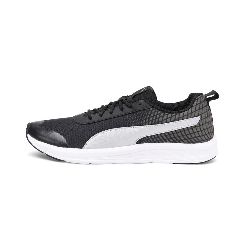 

Men's PUMA Supernal NU 2 Running Shoe, White/black/green