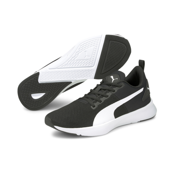 Flyer Running Shoes, Puma Black-Puma White, large-MEX