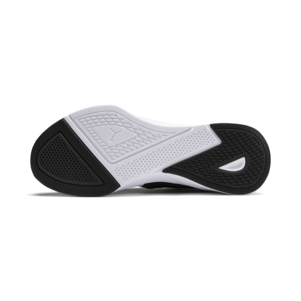 Flyer Running Shoes, Puma Black-Puma White-Pink Alert, large-ZAF