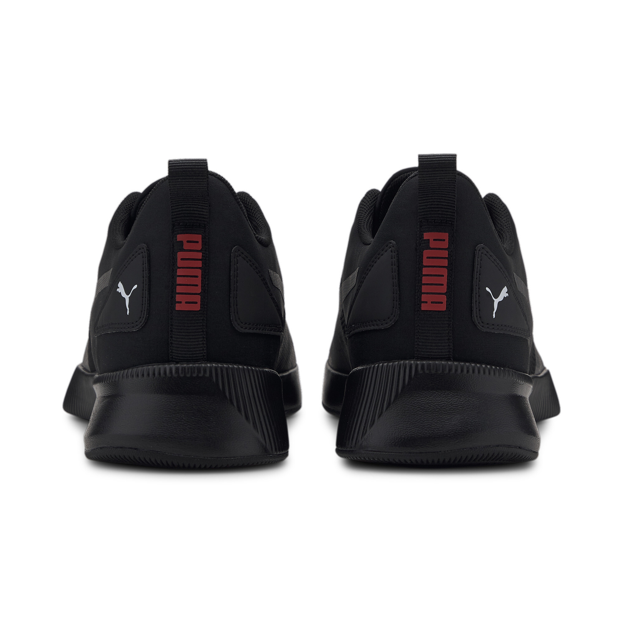 Men's PUMA Flyer Running Shoes In Black, Size EU 38.5